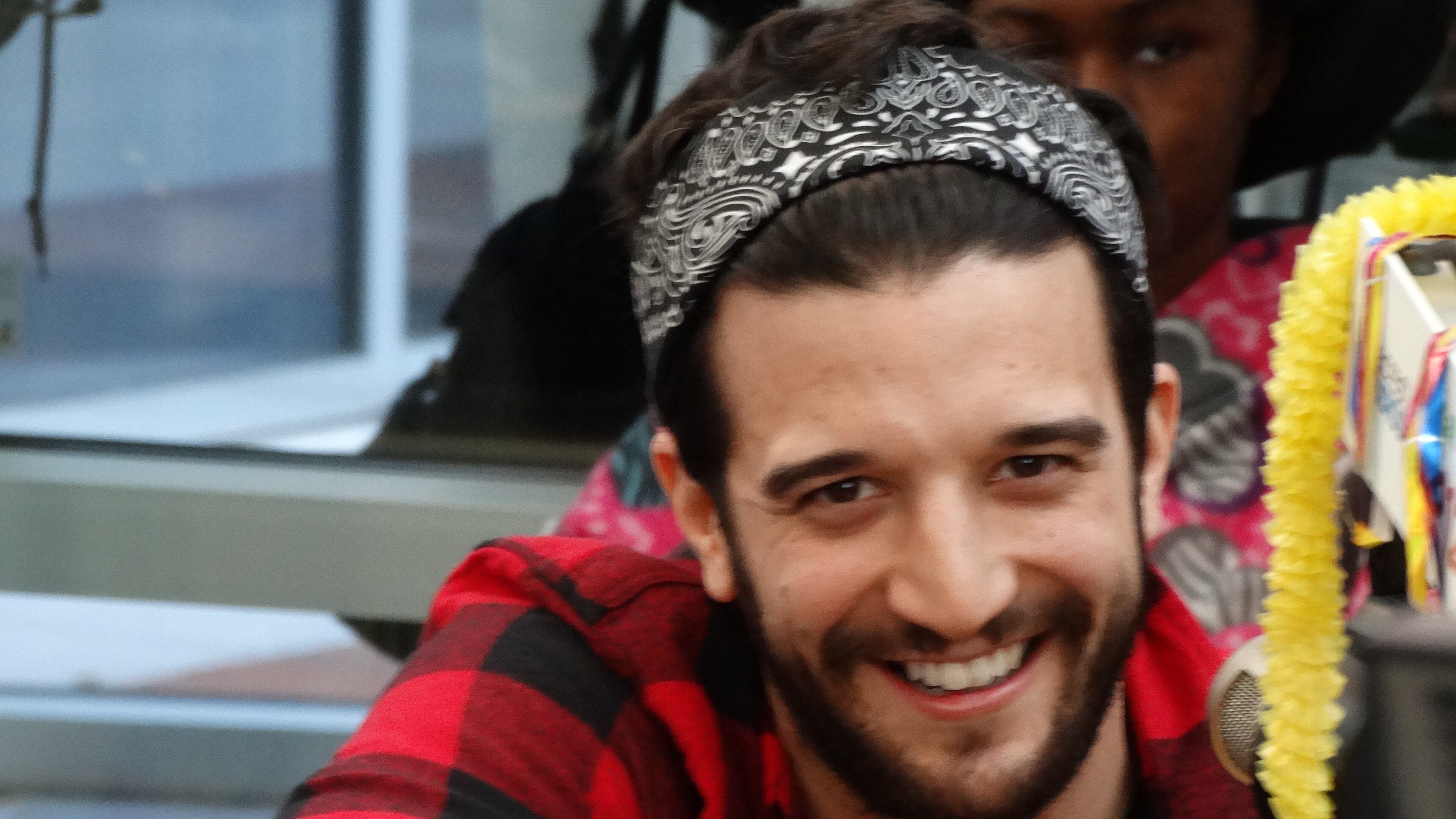 Mark Ballas played his song "Get My Name" at Seacrest Studios on New Year's Eve 2014. CREDIT: Rodney Ho/rho@ajc.com