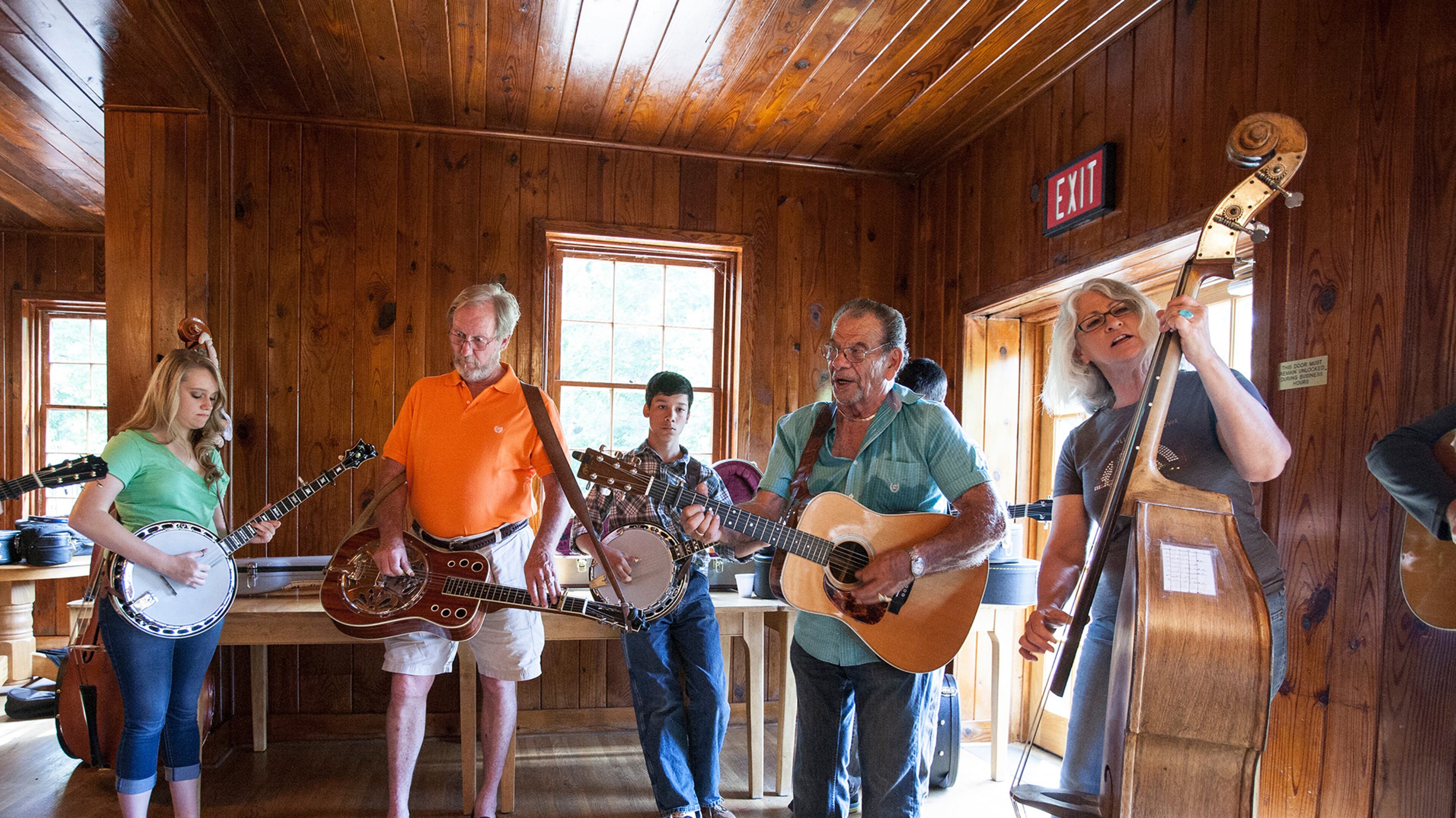 Musicians gather every second Saturday from June to December to play and jam at the Lodge at Table Rock State Park. CONTRIBUTED BY PERRY BAKER