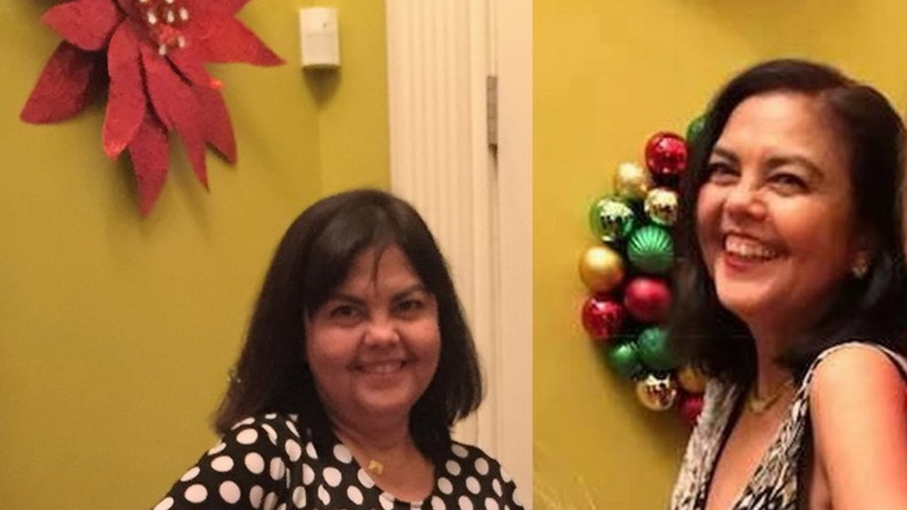 Dorothy Aenlle weighed 150 pounds when the photo on the left was taken in January 2016. In the photo on the right, taken in December, she weighed 121 pounds. (All photos contributed by Dorothy Aenlle).