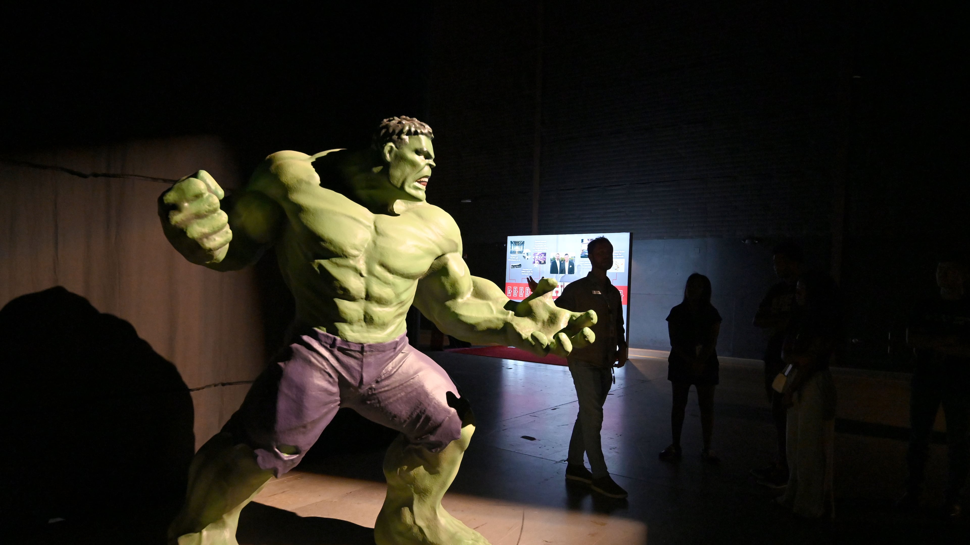 Visitors tour Trilith Studios in Fayetteville, on Thursday, June 11, 2026. The Trilith Foundation Studio Tour offers a guided trolley ride through Trilith Studios, North America’s largest movie-making campus. (Hyosub Shin/AJC)