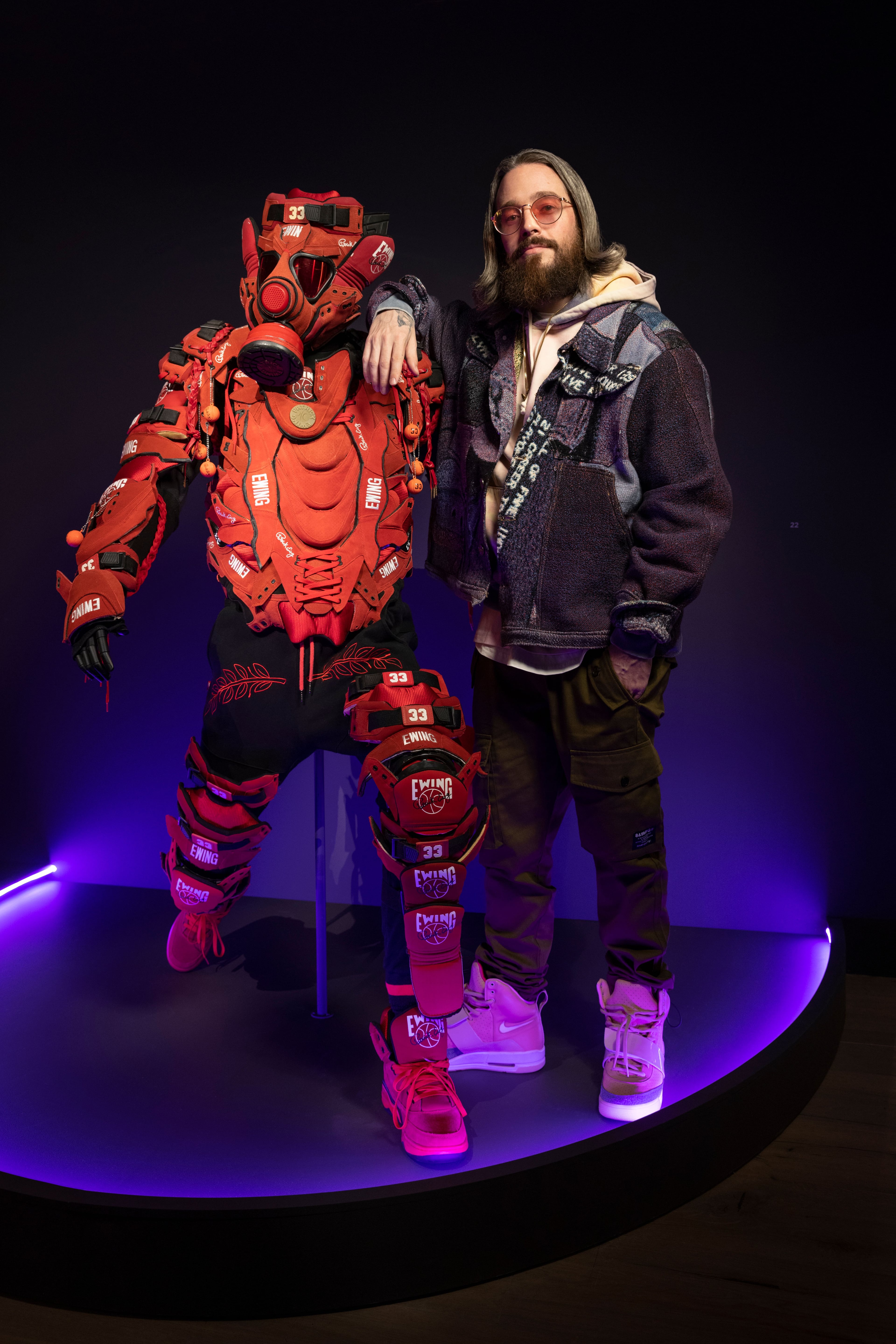 Freehand Profit at his Face Value exhibit, SCAD FASH Museum of Fashion + Film
