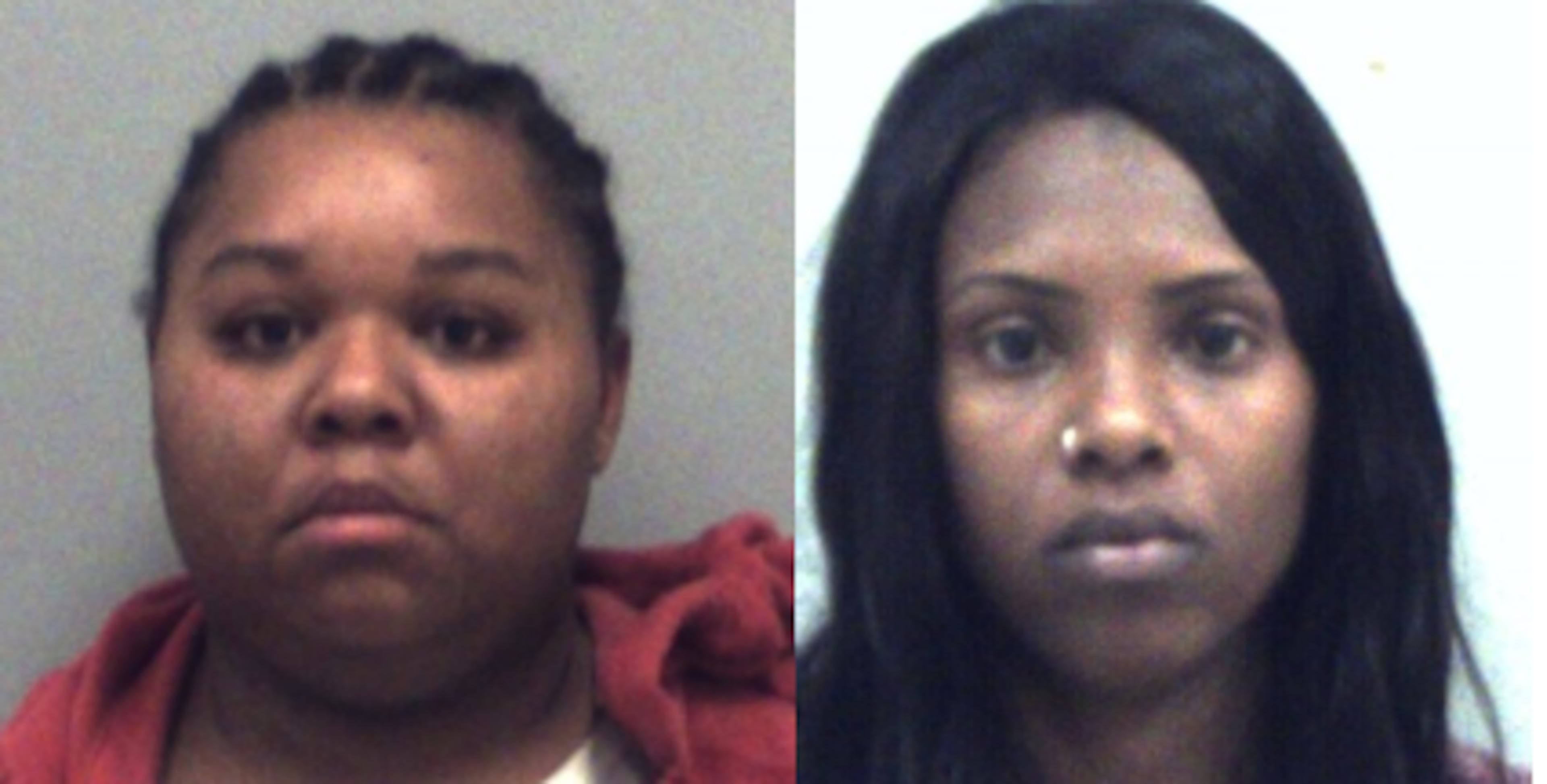 Safiya Chamere Chandler (left), Ashley Jiulia Keen