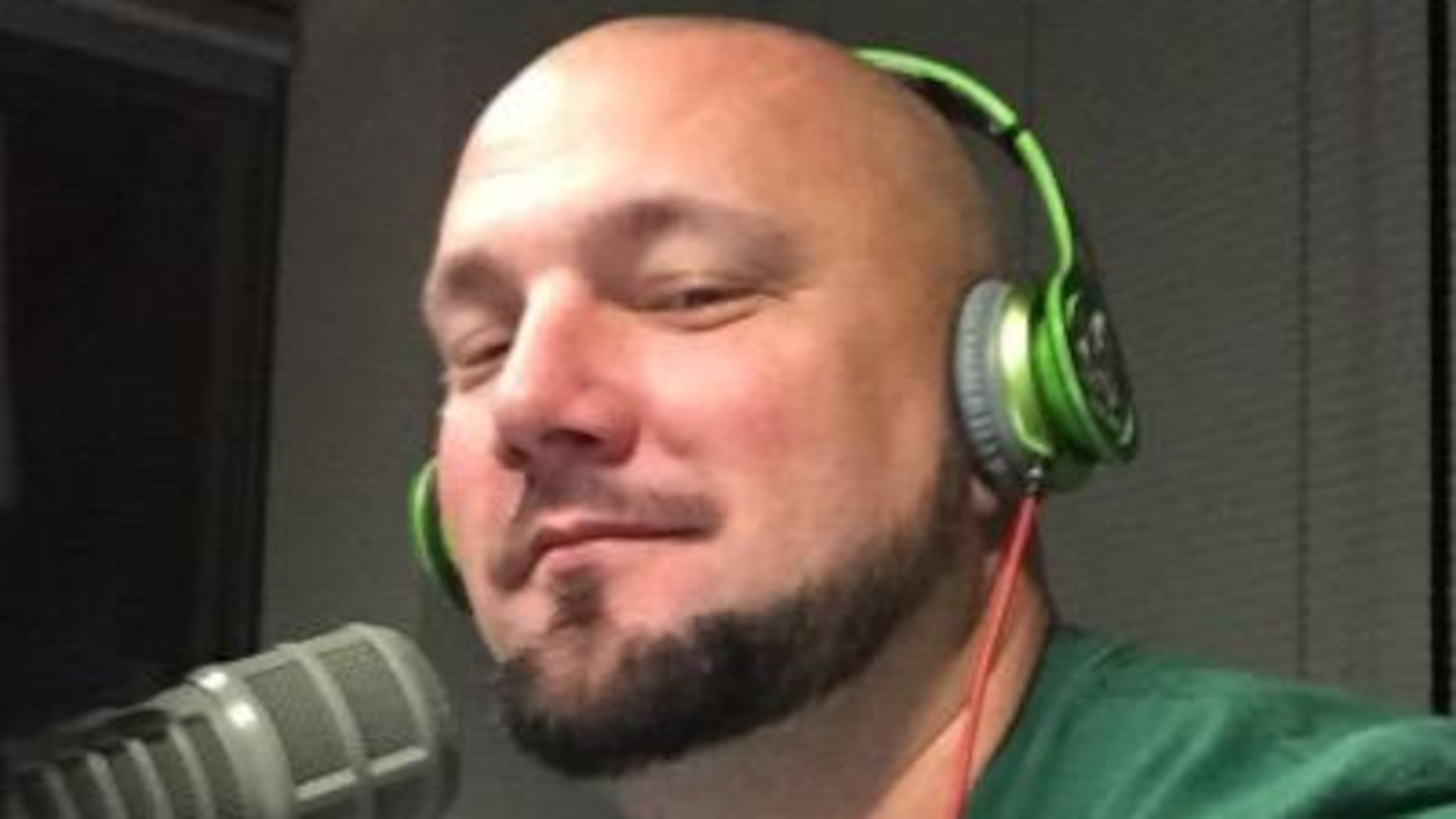 John Michaels said he cried (and not happy tears) standing on the sidelines after the Super Bowl ended yesterday. CREDIT: Twitter photo