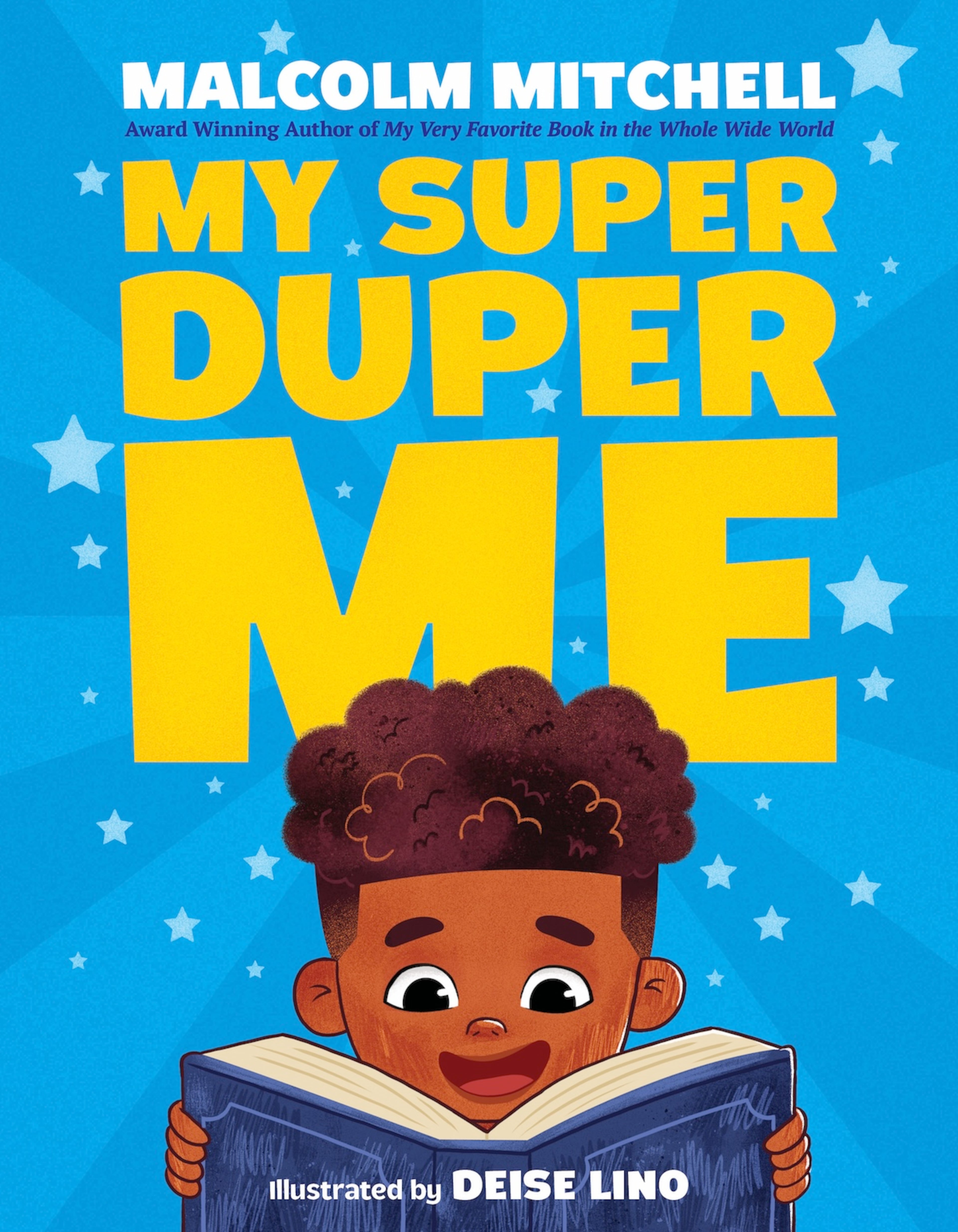 The cover of "My Super Duper Me" by Malcolm Mitchell. The book will be released on Aug. 4. (Courtesy of Scholastic)