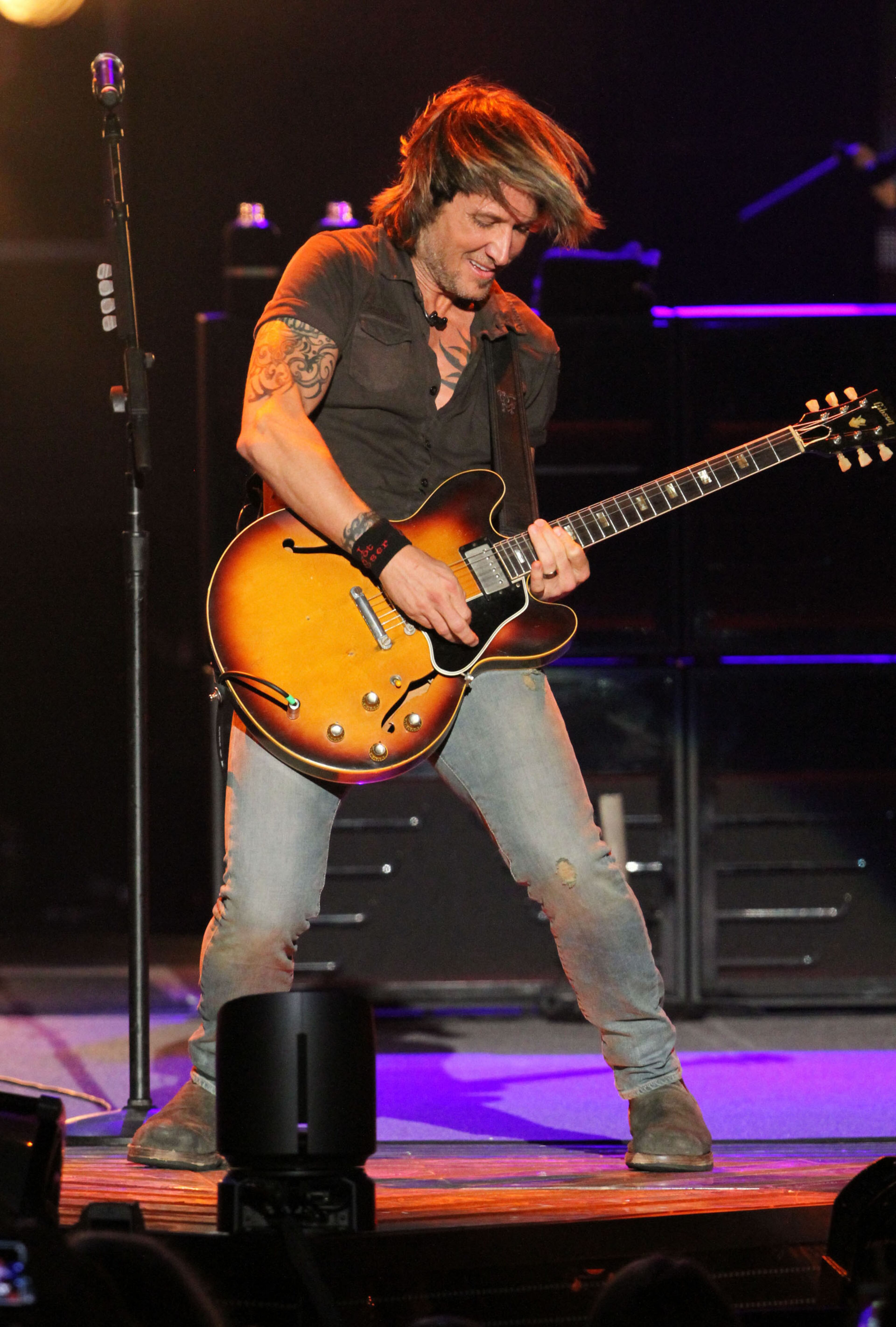 Urban performs at the concert.