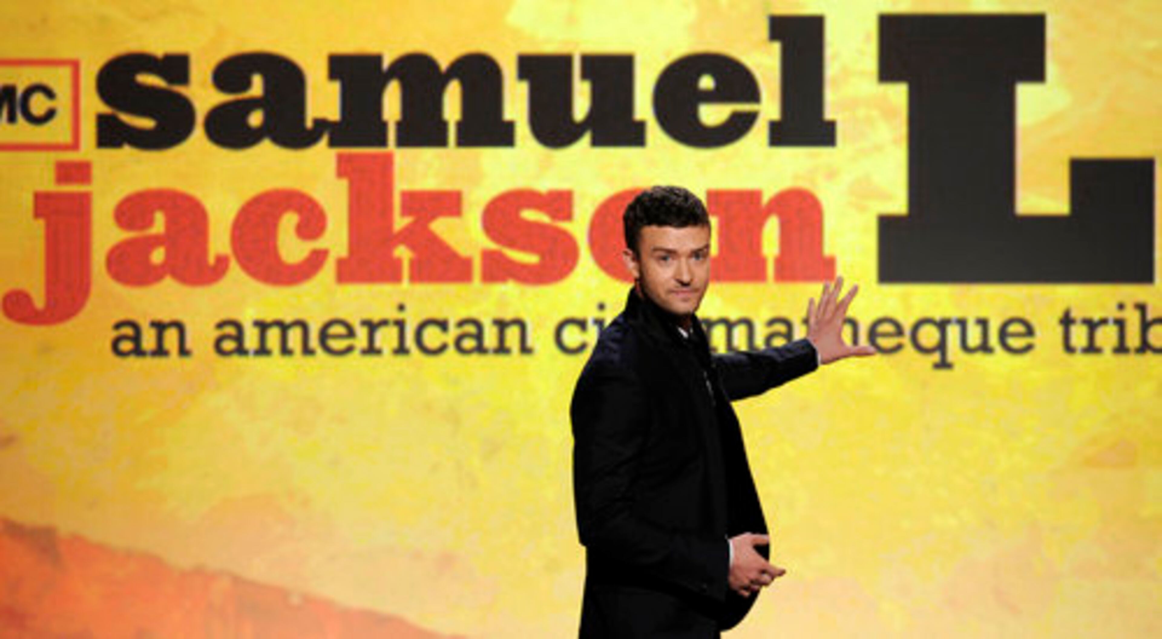 Justin Timberlake says a few words about the honoree.