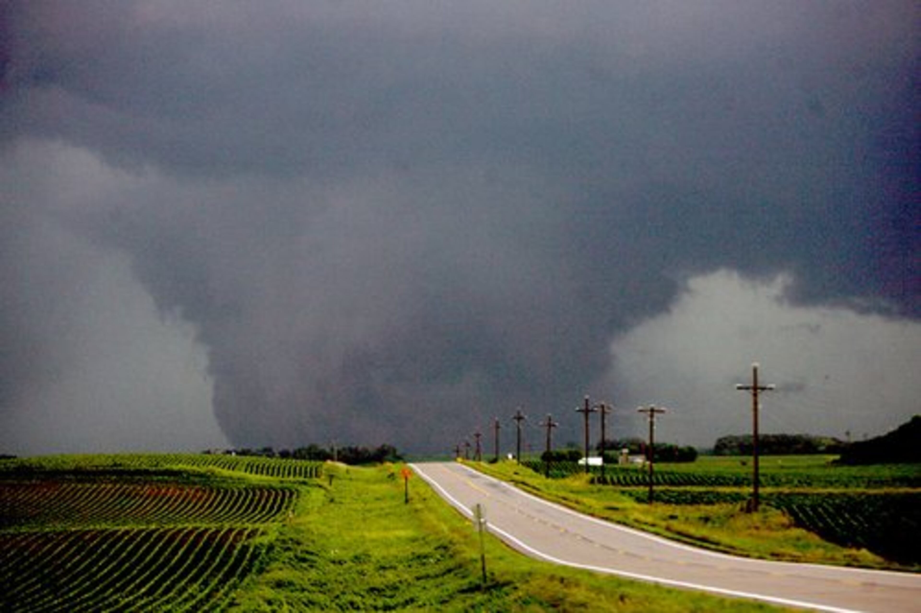 June 16, Albert Lea, Minn. - Three people killed and dozens more injured by a turbulent storm system that fueled twisters across Minnesota. The storms damaged several hundred homes and buildings and toppled trees and power lines. The most serious damage was in the northwestern Minnesota city of Wadena, where officials reported 232 homes were hit, and in a rural area just west of Albert Lea, where about 60 rural properties saw damage.