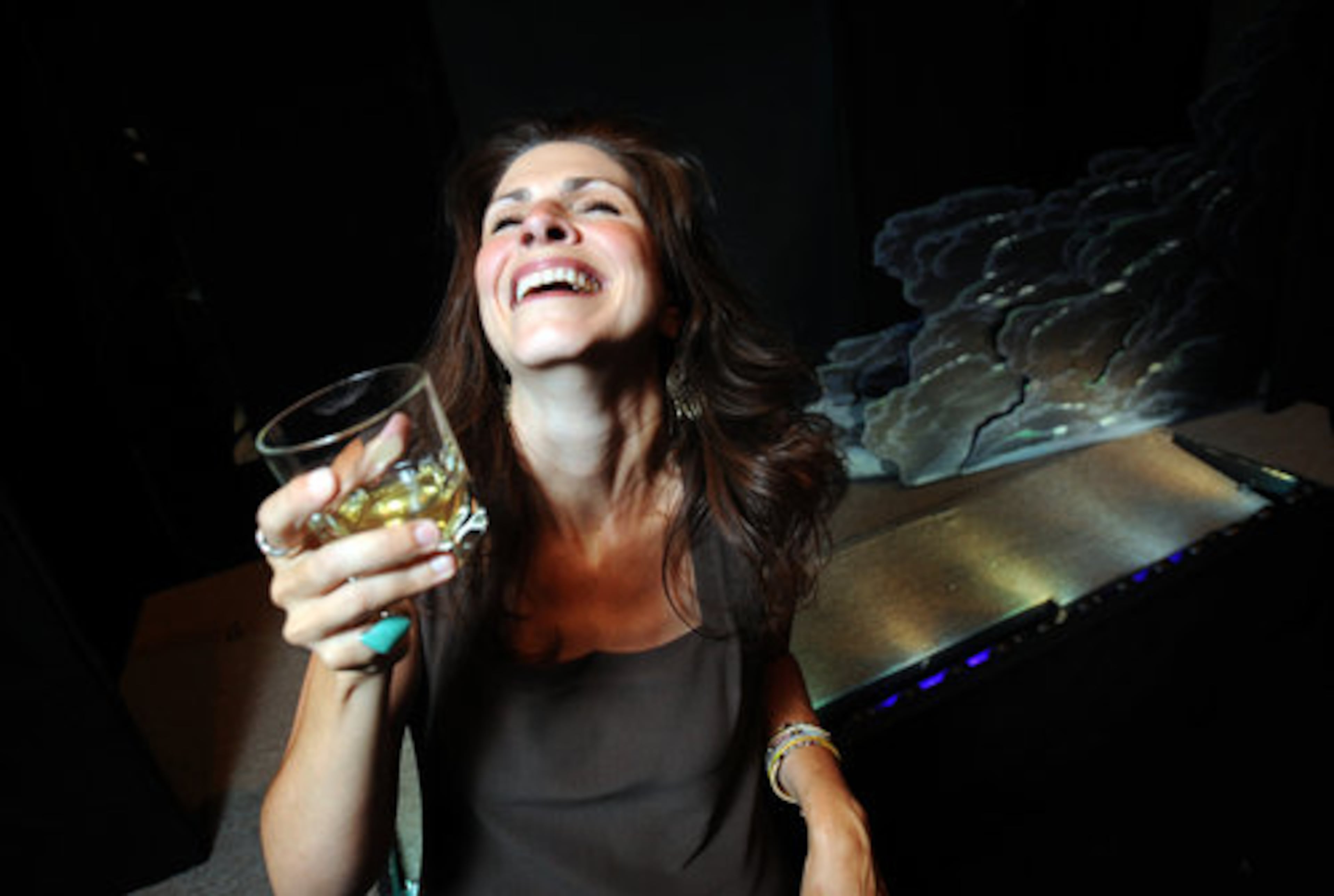 Tess Malis Kincaid stars as Martha in Georgia Ensemble Theatre's "Who's Afraid of Virginia Woolf?" in 2008. (David Tulis/AJC)