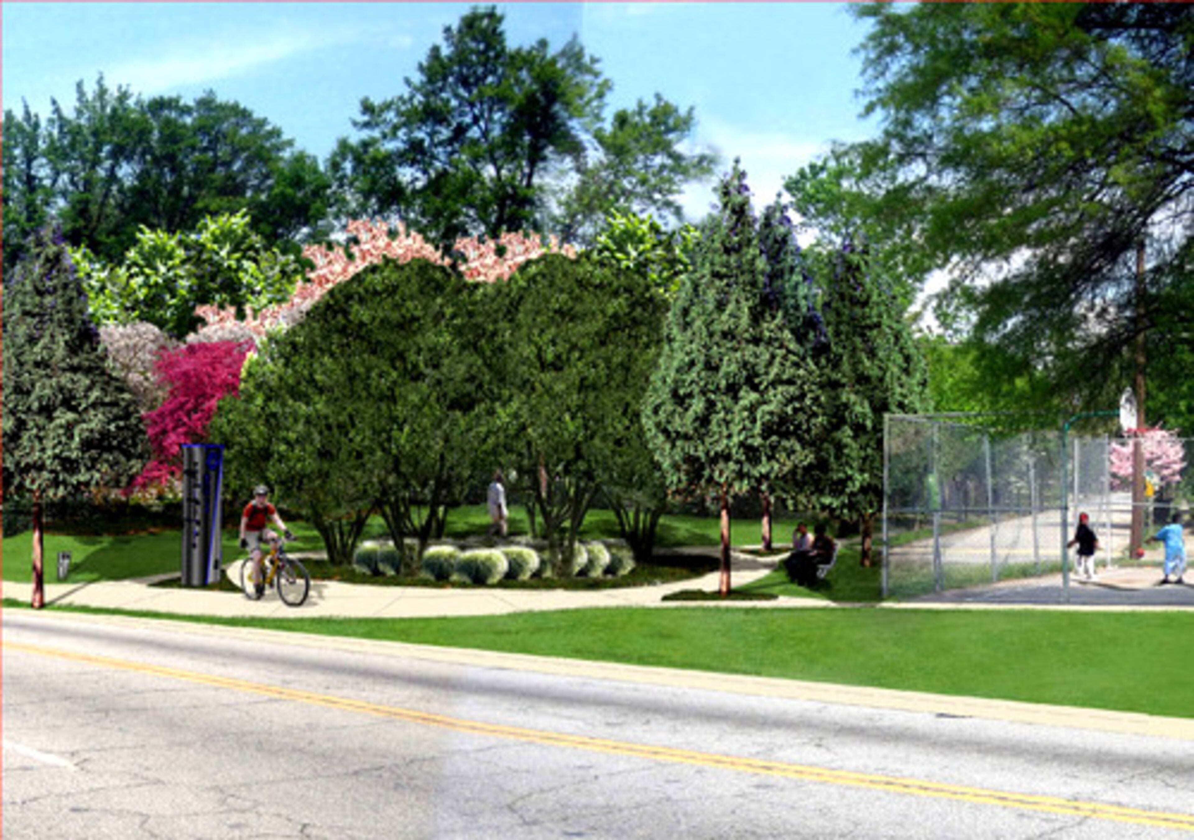 This is how Rose Circle Plaza might look after the Beltline project.