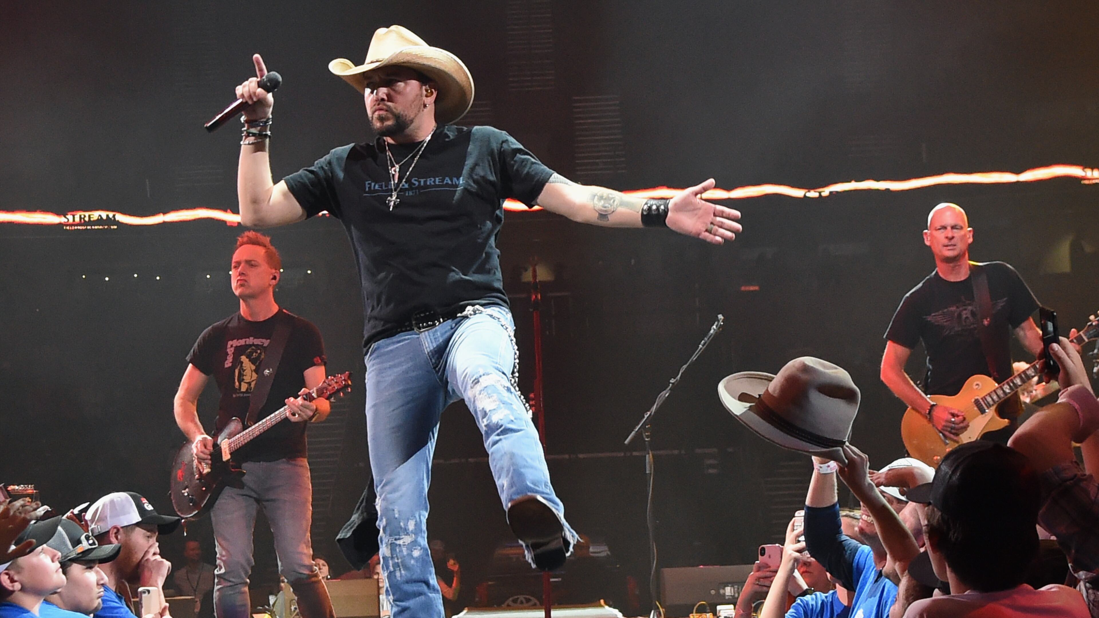 Jason Aldean will bring a country-rock party to SunTrust Park this summer. (Photo by Rick Diamond/Getty Images for Field & Stream)
