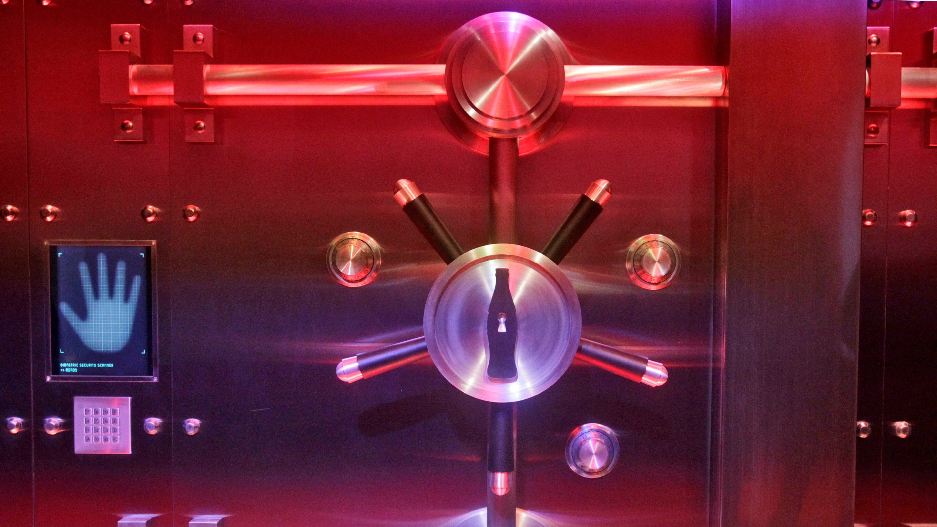 Dec. 8, 2011 - Atlanta - The vault where the formula is purported to be kept appears to have many security features. Coca-Cola's secret formula found a new home at the World of Coca-Cola after being housed at SunTrust since 1925.