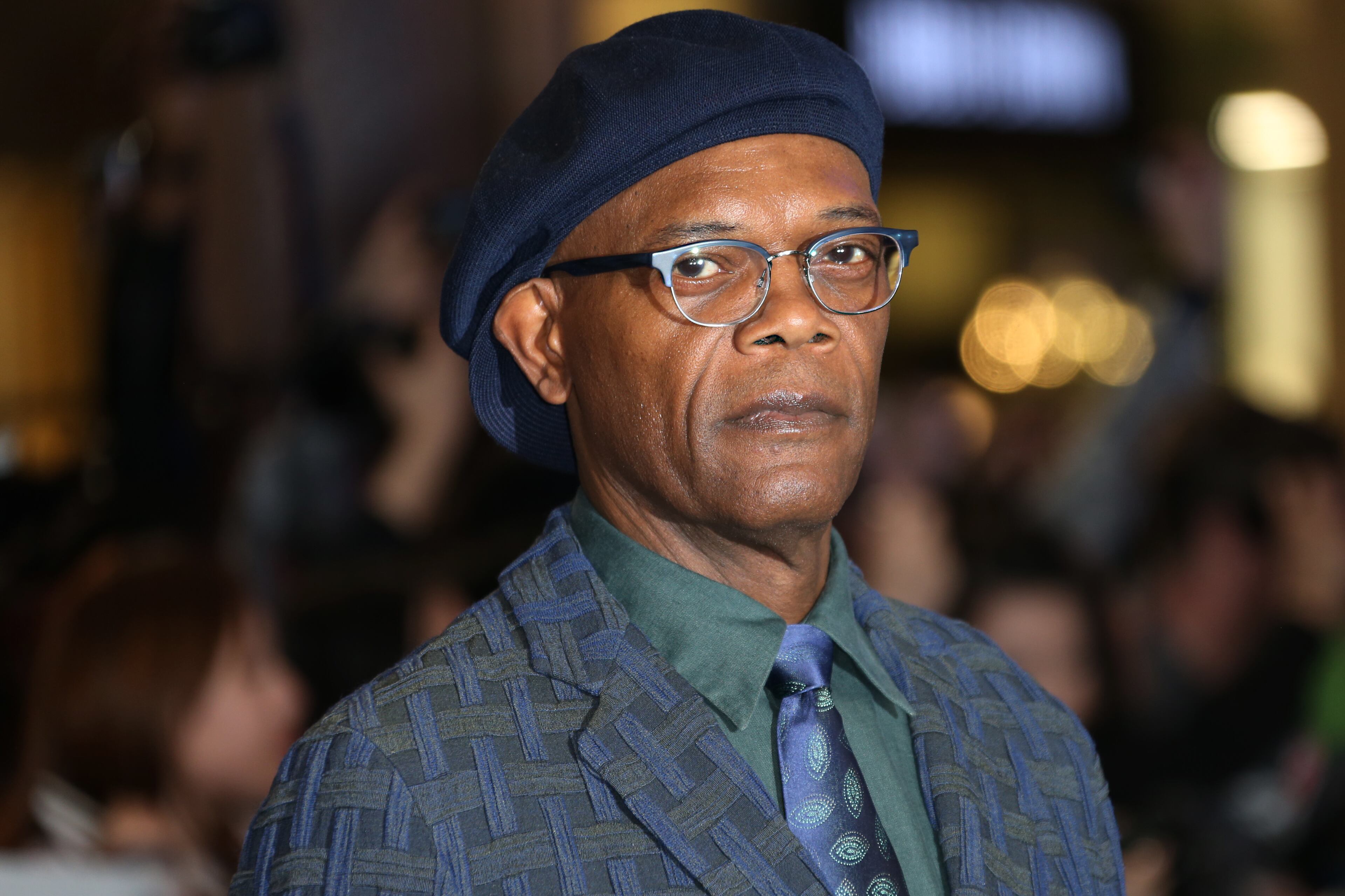 Samuel L. Jackson arrives at the UK premiere of the movie Captain America: The Winter Soldier at the Vue Westfield on Thursday, March 20, 2014, in London. (Photo by Joel Ryan/Invision/AP Images)