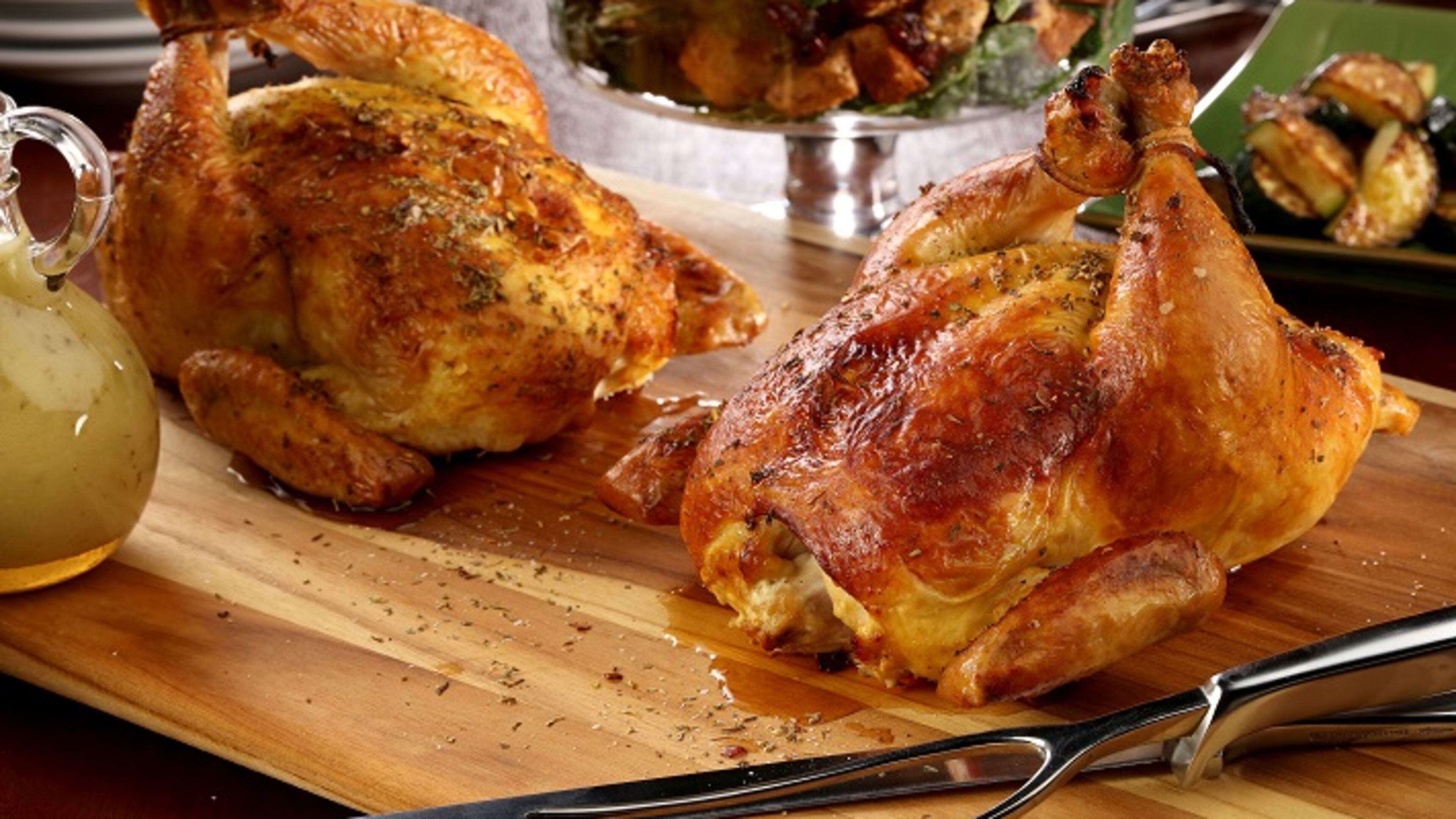 Roast chicken with bread salad is adapted from the Zuni Cafe recipe. (Michael Tercha/Chicago Tribune/TNS)