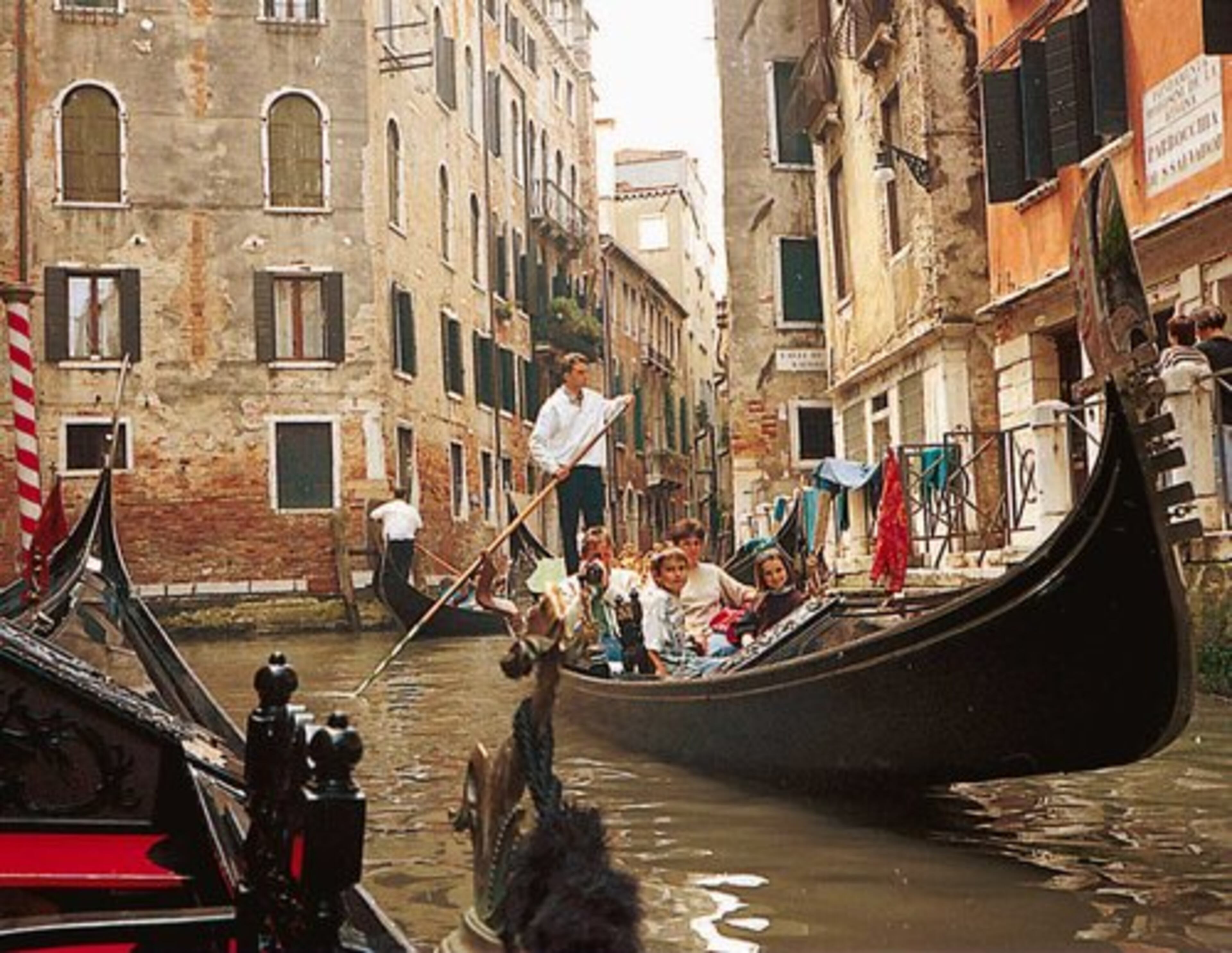 GONDOLAS IN Venice are romantic but an expensive way to get around. If you don't have your heart set on a gondola ride, try the water bus; at $8.75 per person it's a fraction of the cost of the gondola, which may charge upward of $50, plus extra for music or evening hours.