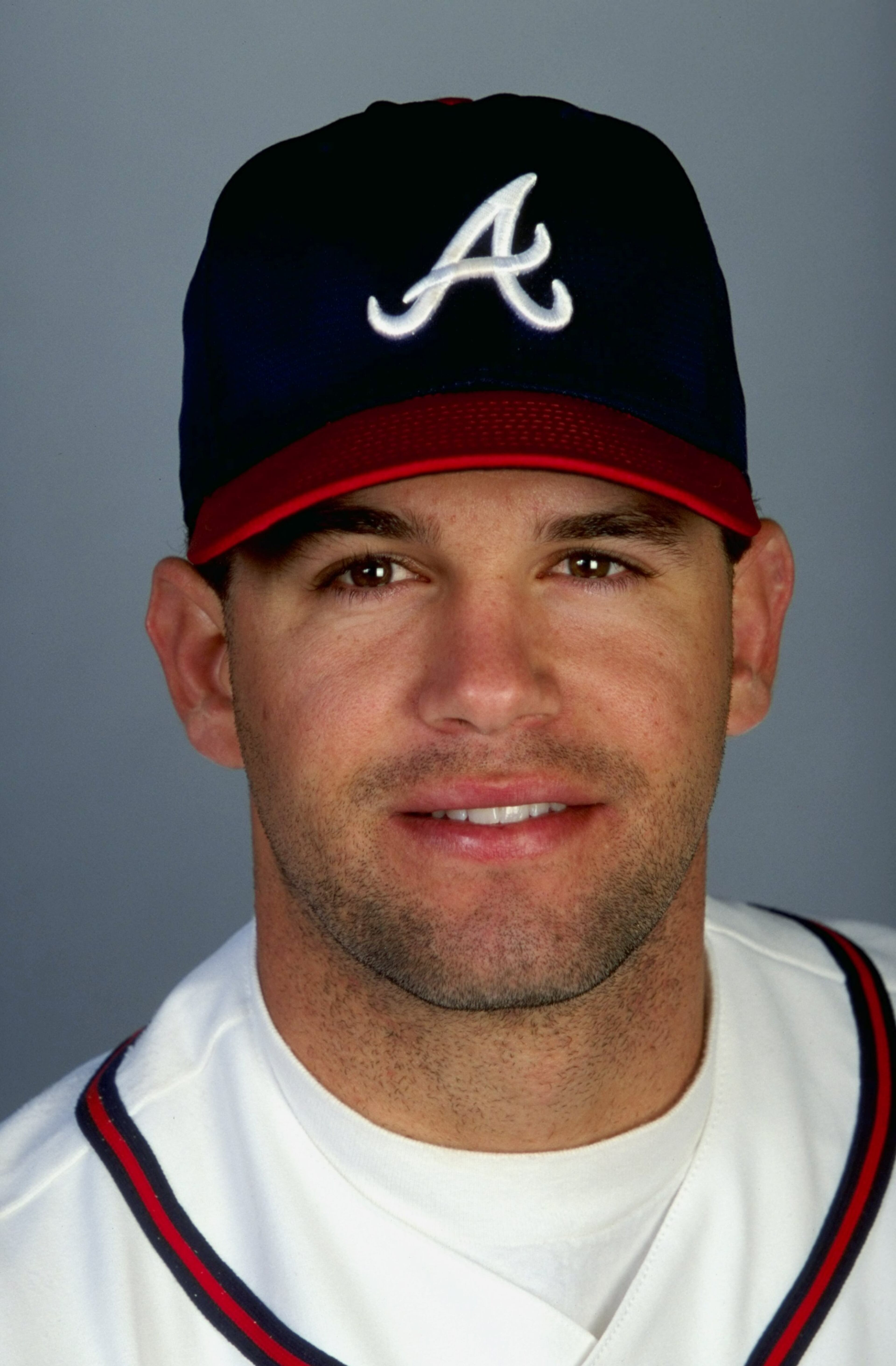 Catcher Javy Lopez of the Braves in 1999.