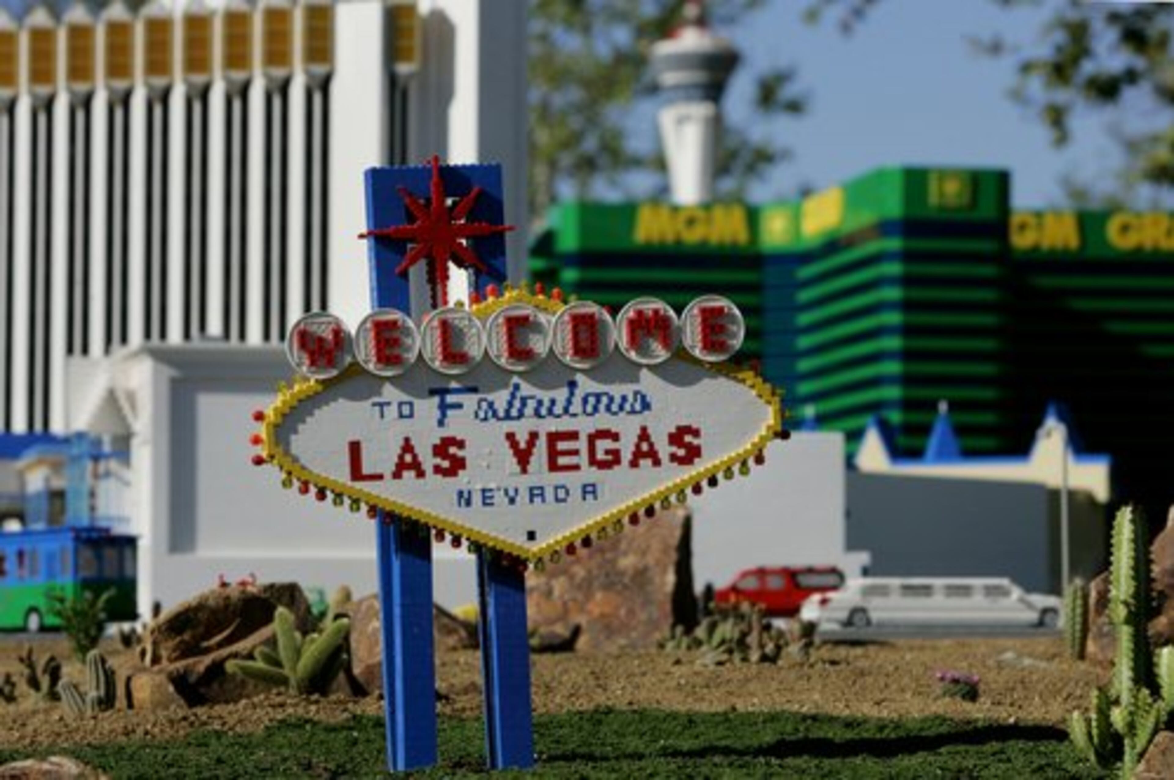 The famous sign welcoming tourists to Las Vegas will greet guests strolling through Miniland USA at LEGOLAND California. Guests will enjoy the recreations of the Strip, a miniature wedding chapel, monorails and more. The architectural landmark is built out of more than 2 million bricks and represents more than 16,000 hours of creative artistry.