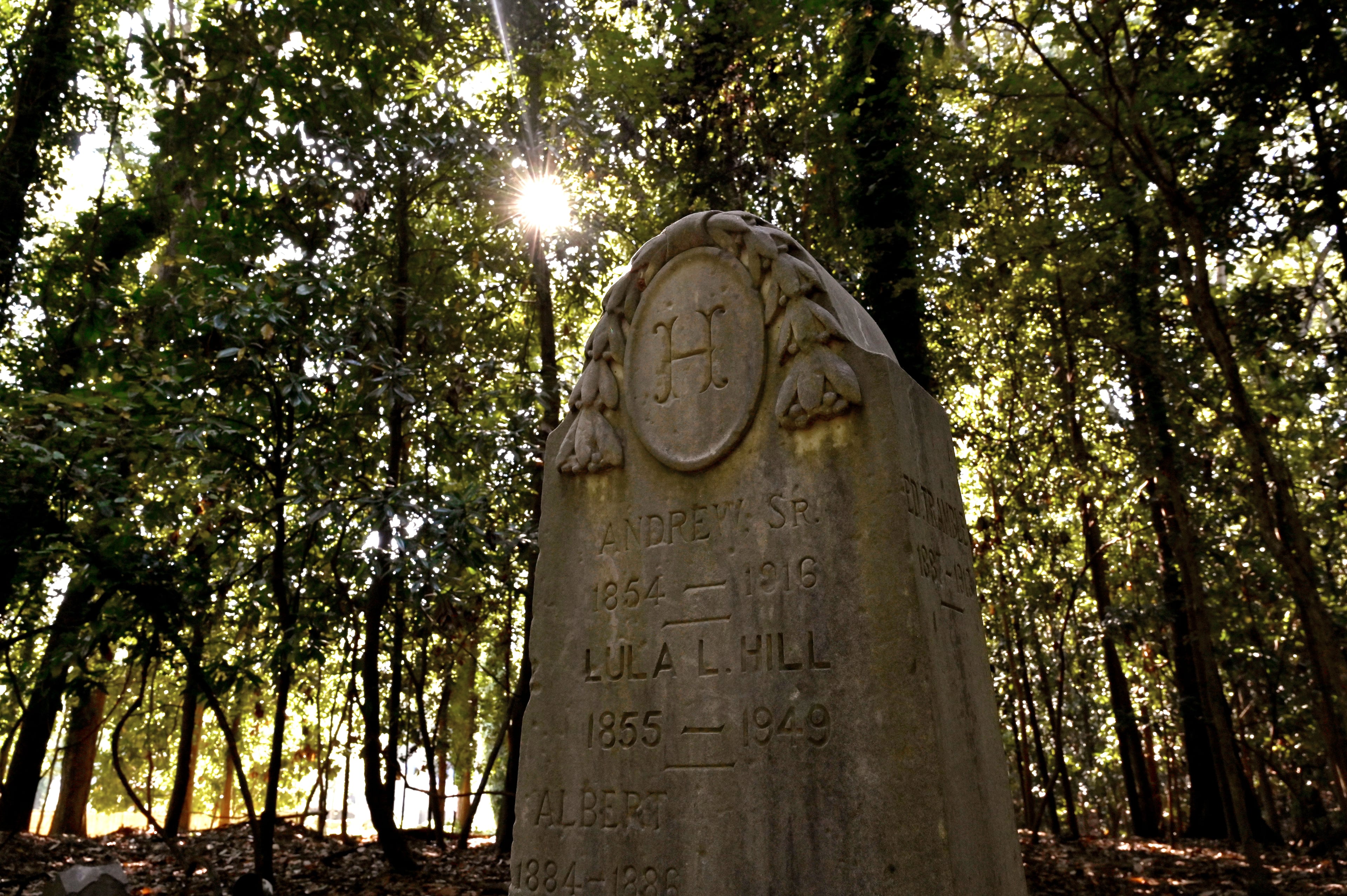 Rest Haven, the historic Black burial section at Westview Cemetery, was long neglected but has been cleaned up in recent years. (Hyosub Shin/AJC)