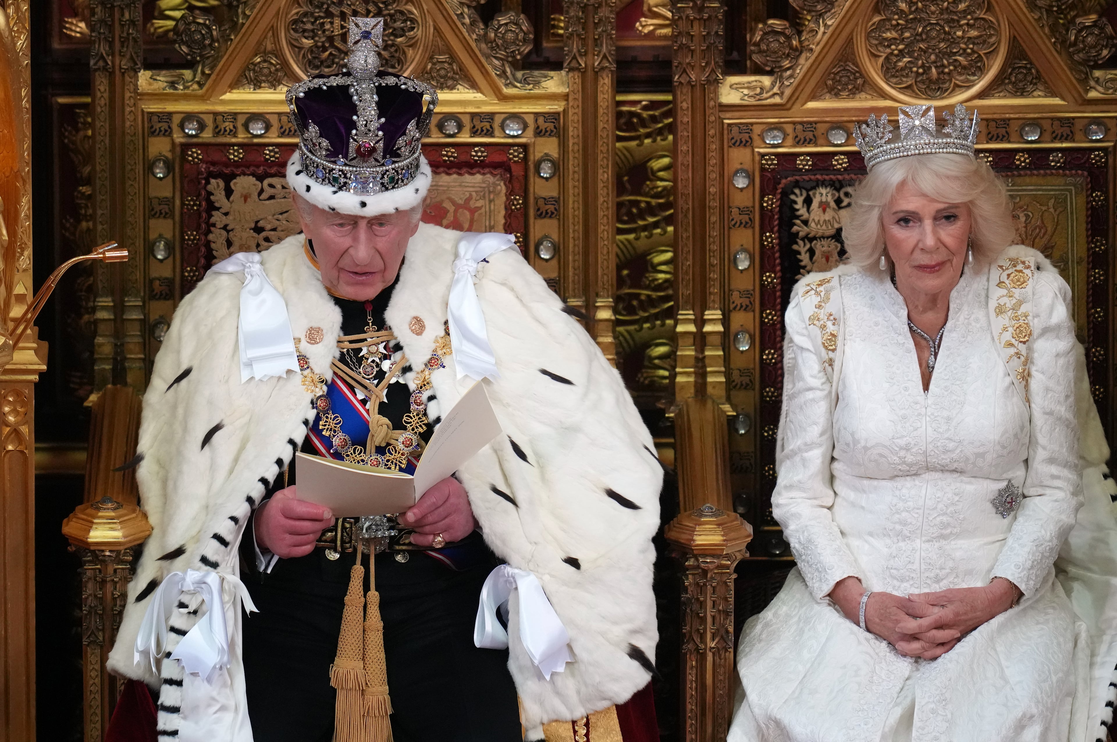 APTOPIX Britain Politics King's Speech