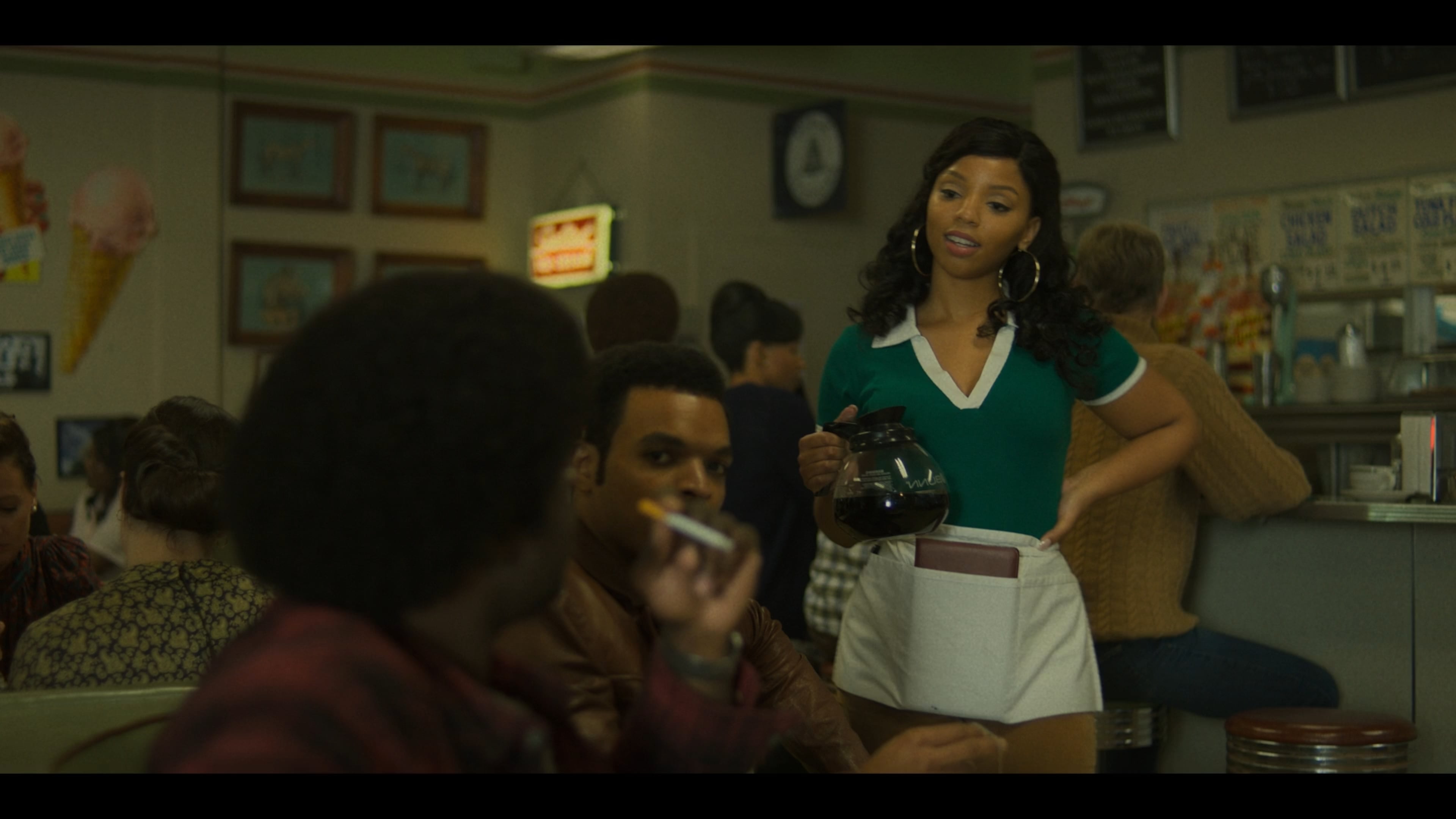 "Fight Night" on Peacock starring Kevin Hart and Samuel L. Jackson used the Silver Skillet as a diner set in 1970. "Samuel L. Jackson comes in for a meal whenever he's in town," said owner Teresa Breckenridge. (Courtesy of Peacock/Screenshot)