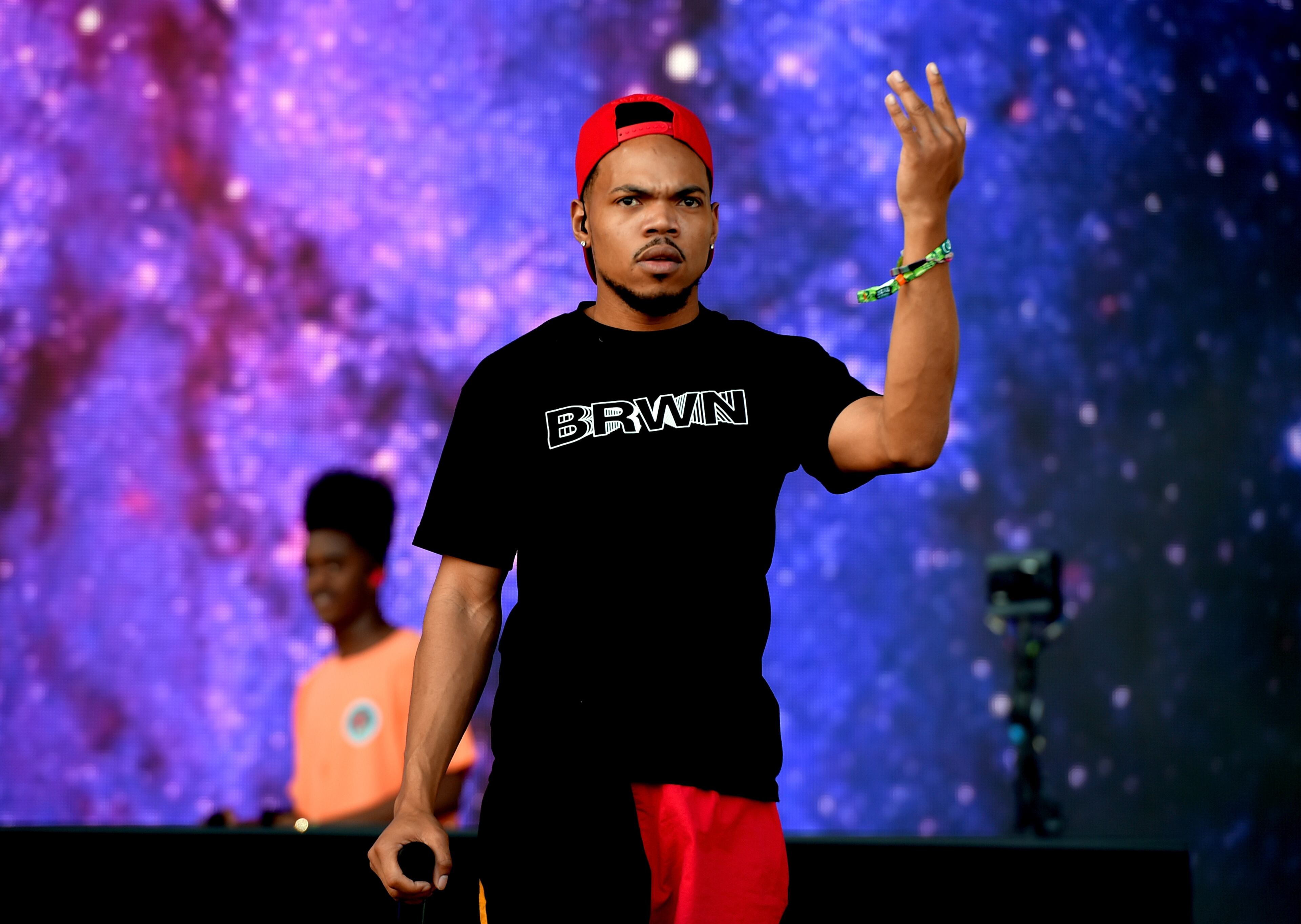 INDIO, CA - APRIL 13: Chance the Rapper performs onstage during the 2018 Coachella Valley Music And Arts Festival at the Empire Polo Field on April 13, 2018 in Indio, California. (Photo by Kevin Winter/Getty Images for Coachella)