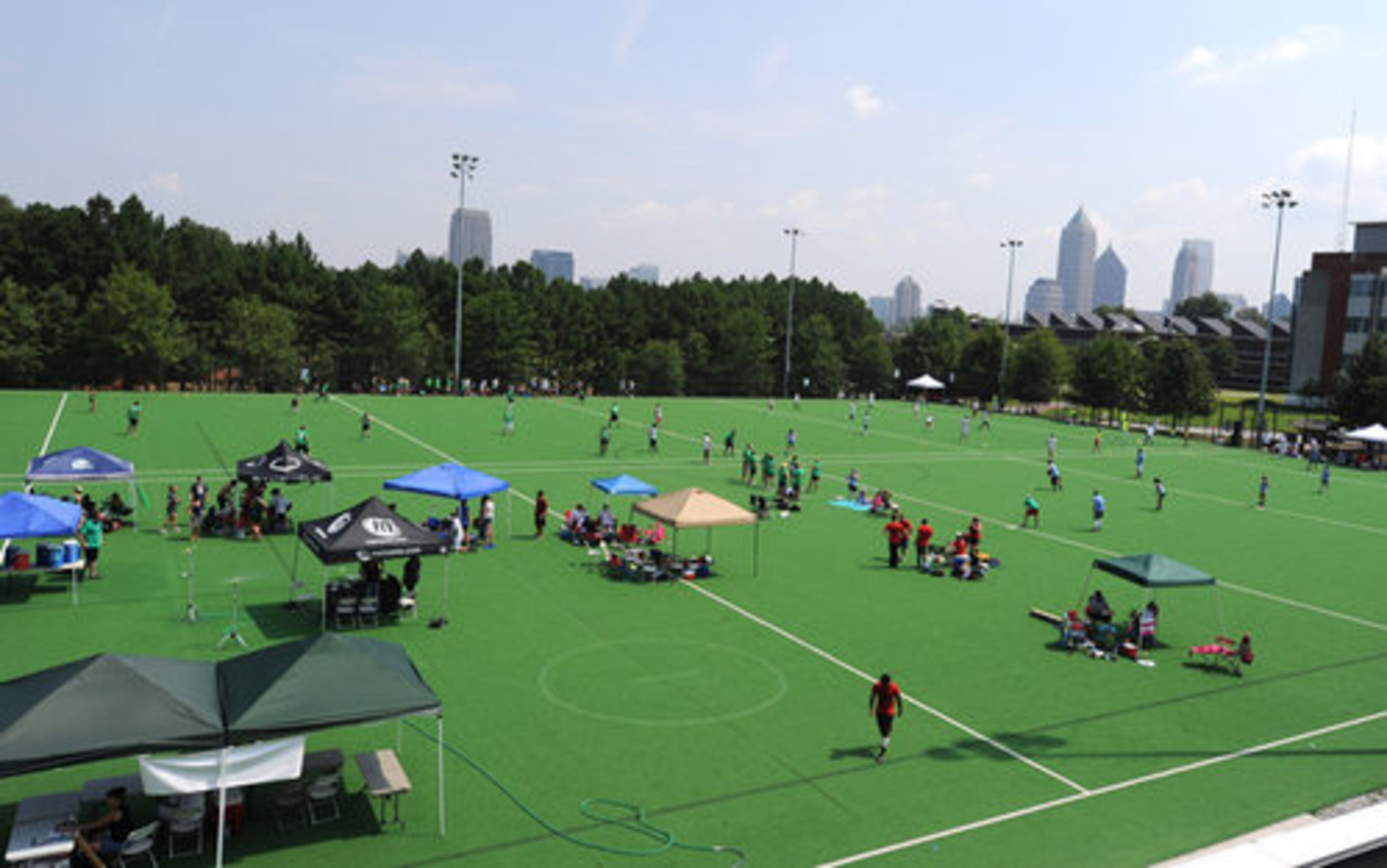 More than 45 co-ed teams from across the southeastern United States played about 100 games in 95-degree Saturday, competing for the GOkick Ball Cup National Championship and the 2010 Southeast Kickball Fest 2010 Cup at Georgia Tech recreational turf fields. The winning team received $1200.00.