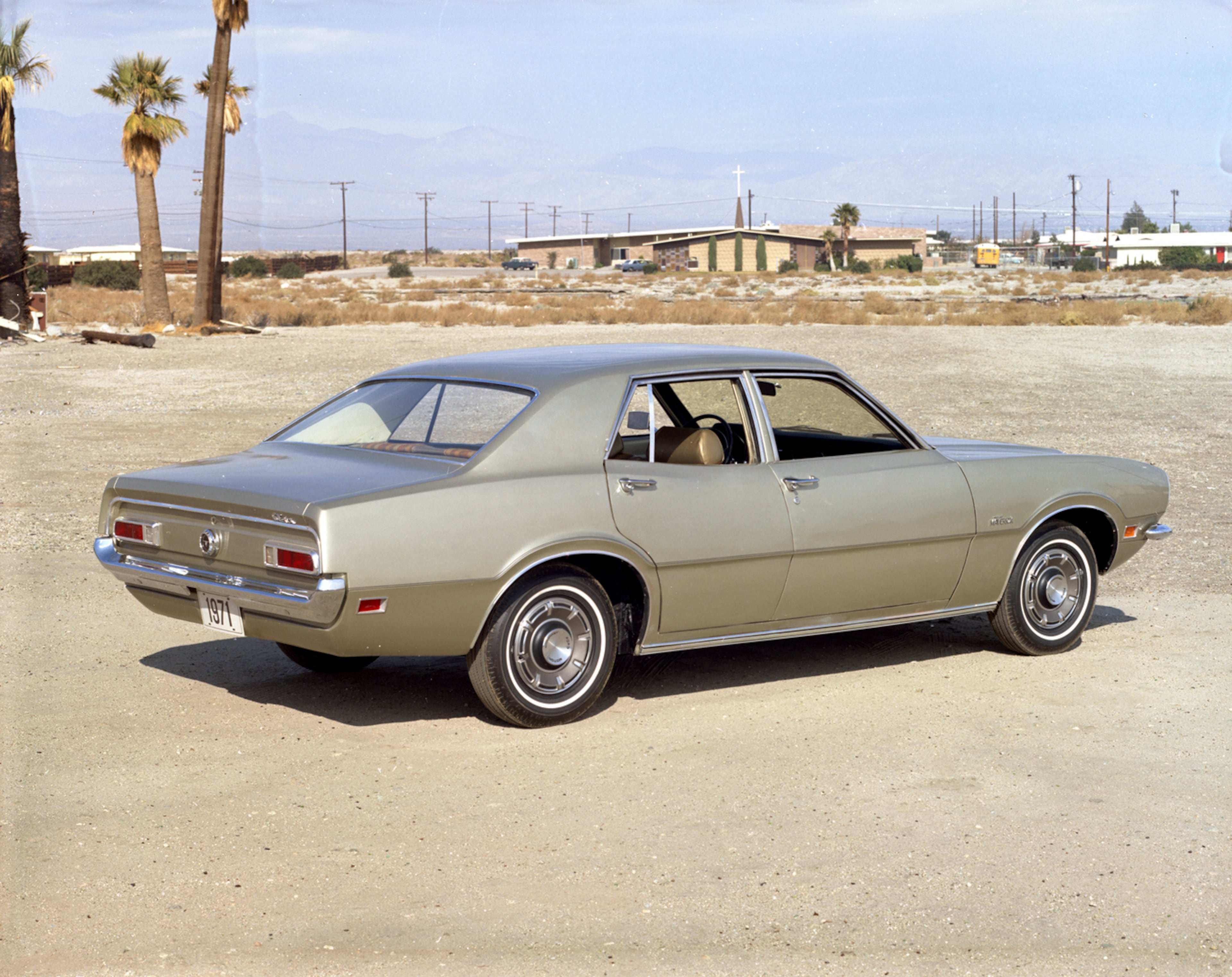 A 1971 Ford Maverick. (Courtesy of Ford)