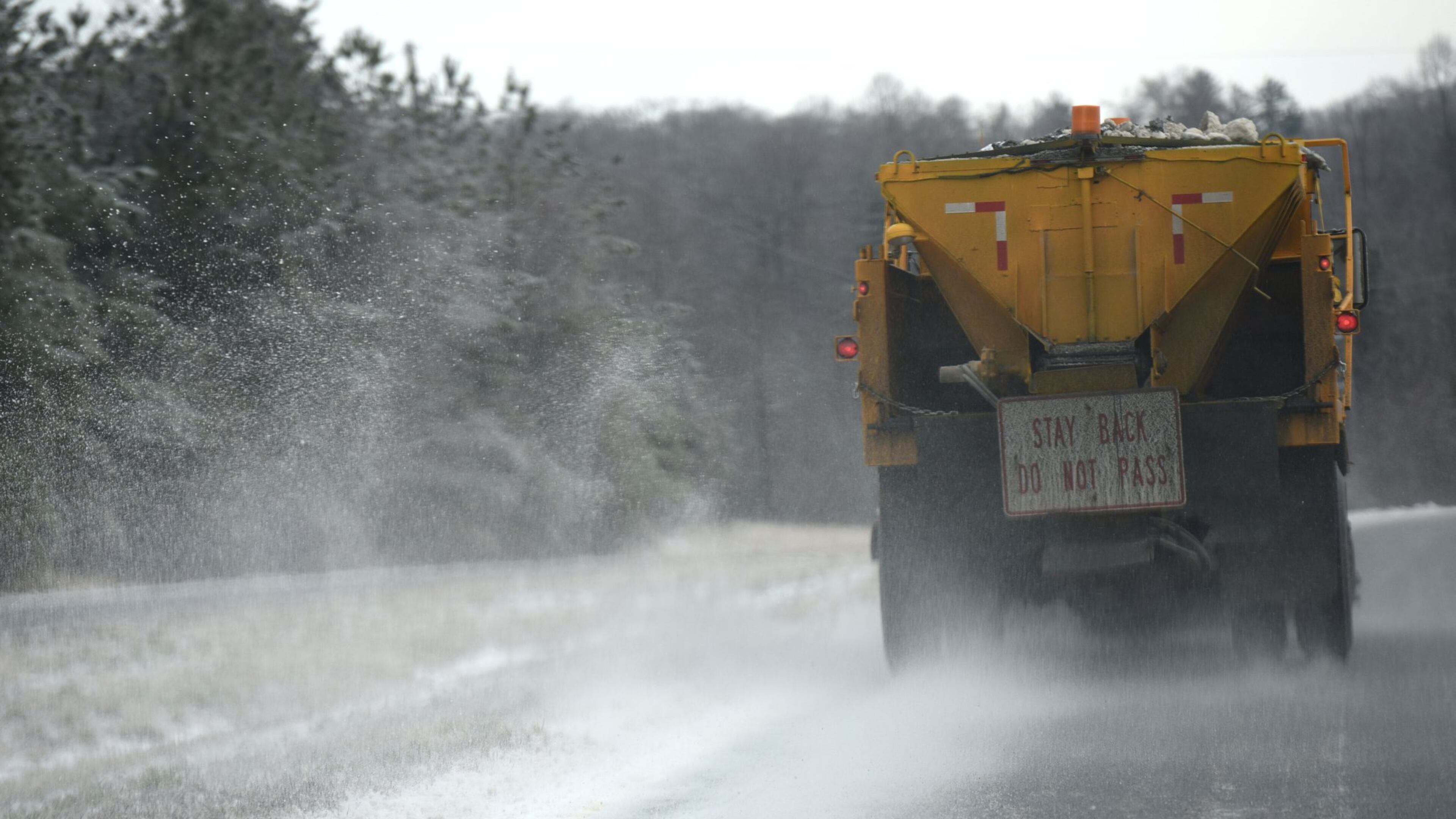 Salt becomes an especially valuable commodity when icy conditions are expected. But last-minute orders aren’t a sure thing. Many governments now order early. Last winter, a Georgia DOT truck spread gravel and salt on I-985 near Gainesville after sleet, freezing rain and snow fell across the metro area. HYOSUB SHIN / HSHIN@AJC.COM