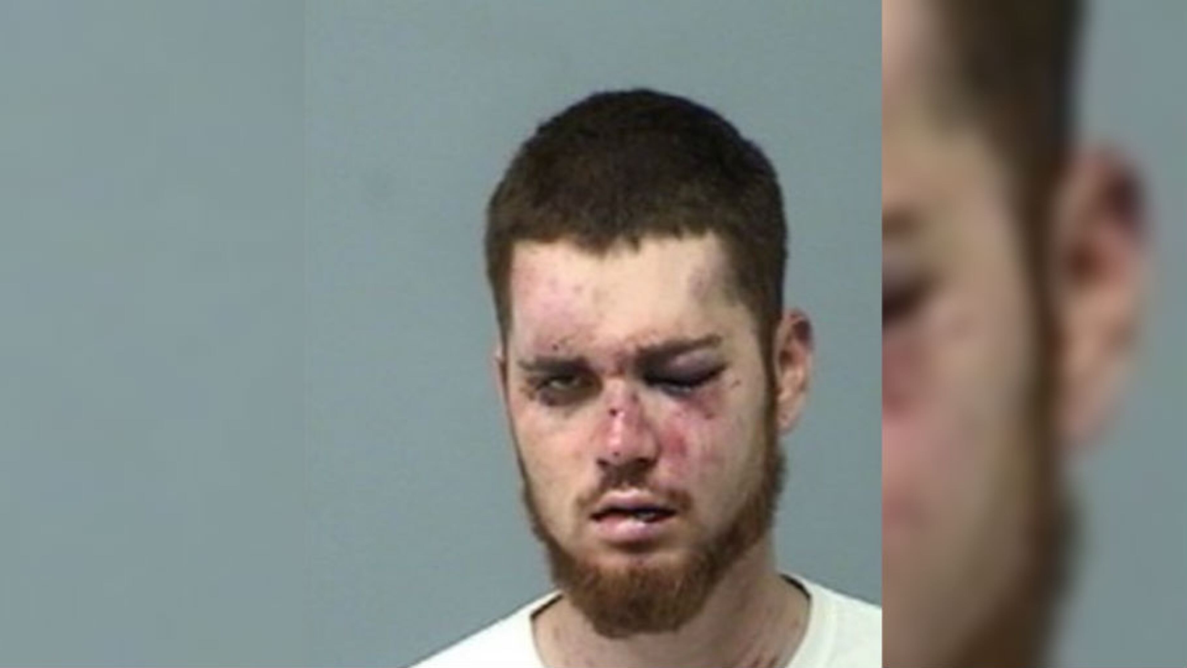 Sean Martin, 23, is accused of battering an 18- and 21-year-old after showing up to their party uninvited. (St. Johns County Sheriff's Office)