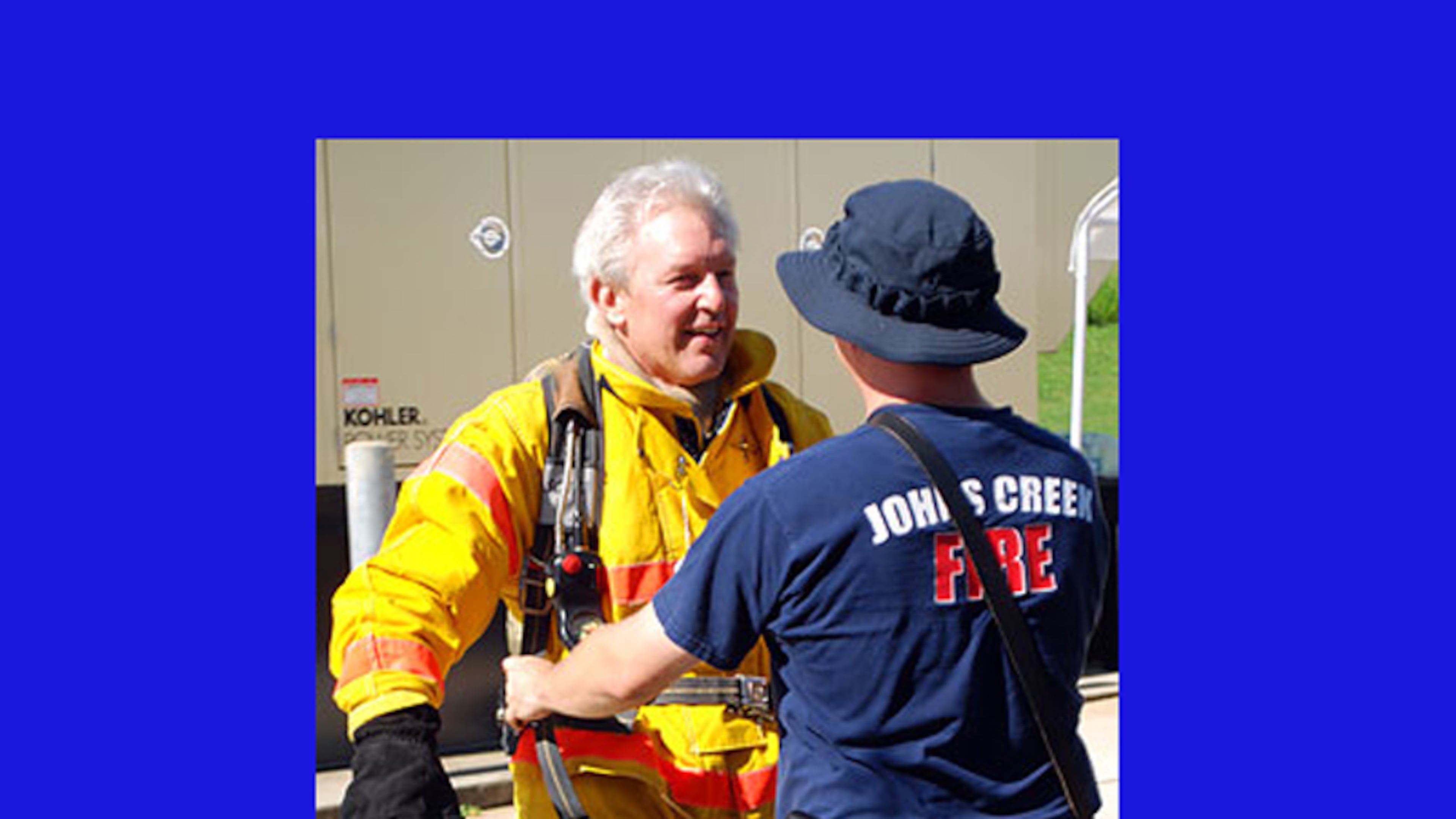 Trying on firefighting gear is one of the experiences offered to residents at the Johns Creek Citizens Fire Academy. The next academy meets for 10 sessions beginning Feb. 5. CITY OF JOHNS CREEK