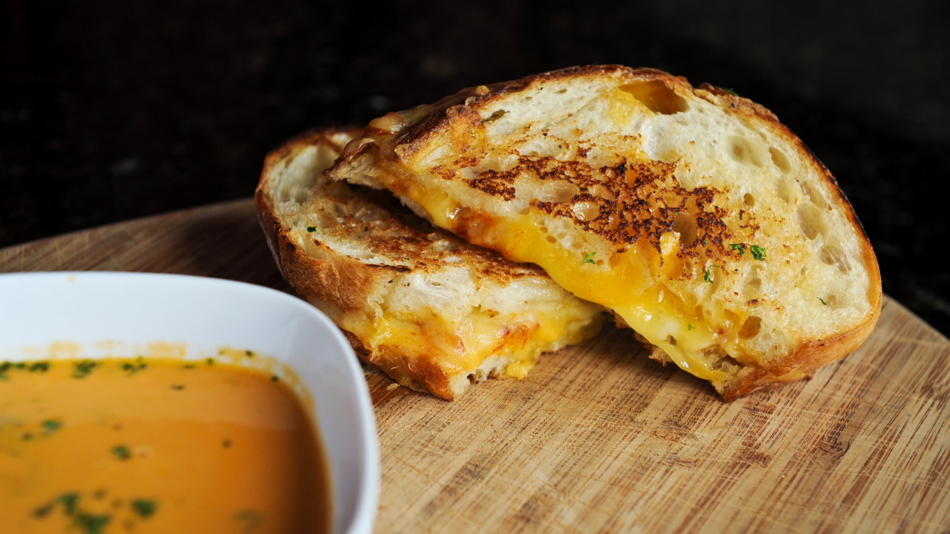 The grilled Cheese Sandwich- ( this one with applewood smoked cheddar) will be celebrated this weekend. (BECKY STEIN/special)