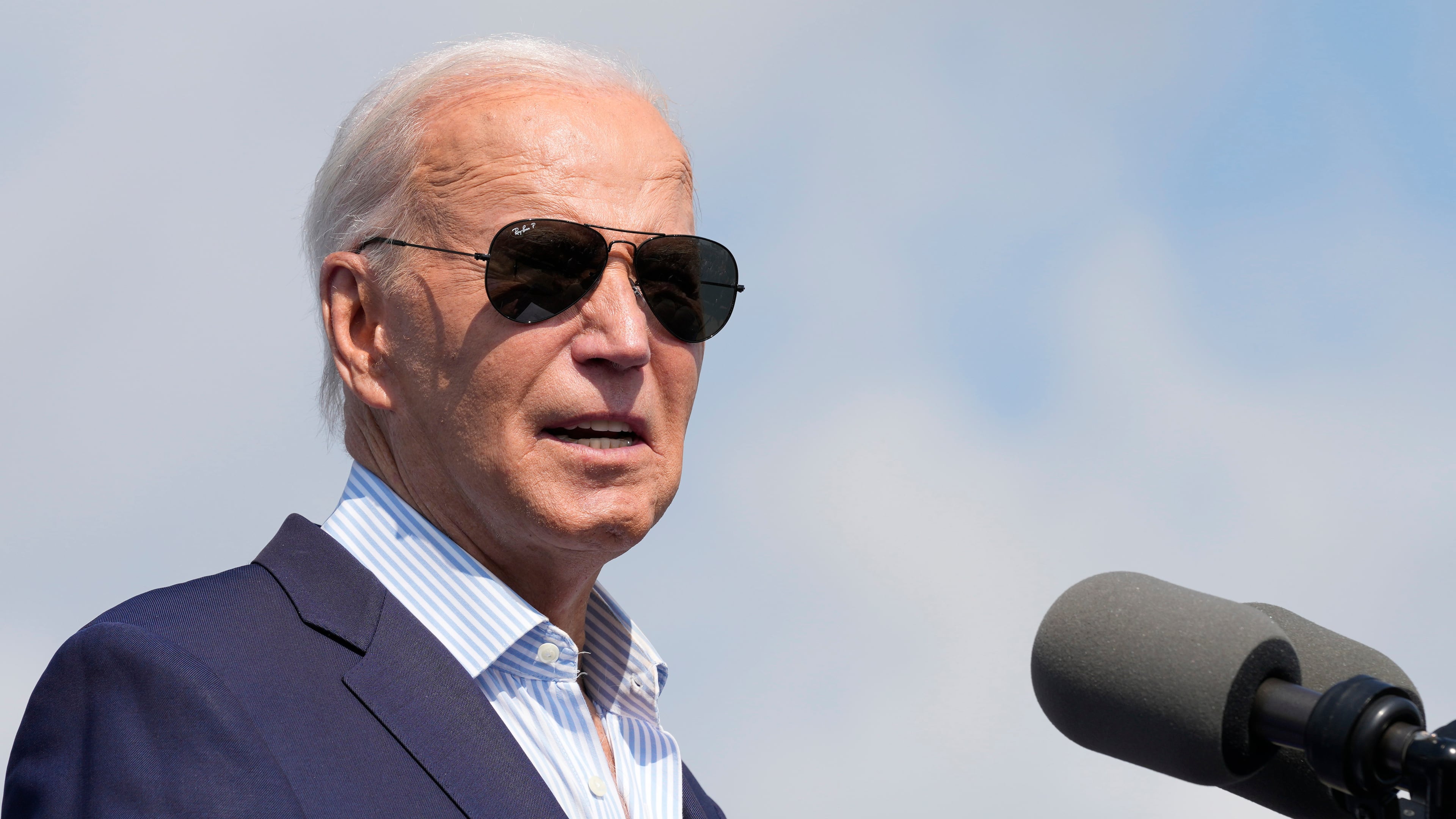 FILE - President Joe Biden speaks during a visit to Vernon Electric in Westby, Wis., Thursday, Sept. 5, 2024. Biden is in Wisconsin to promote his Investing in America agenda. (AP Photo/Susan Walsh, File)