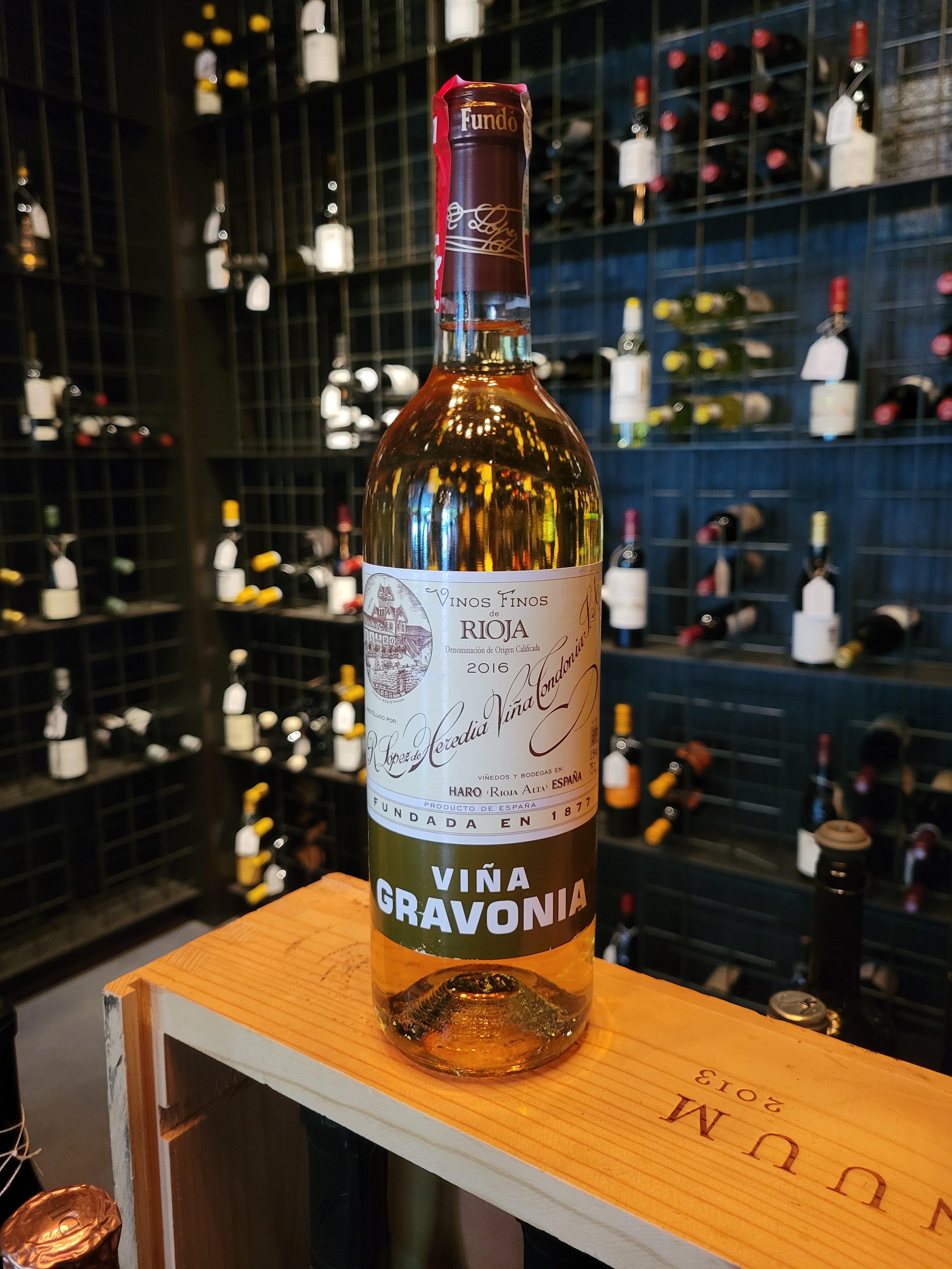 R. Lopez de Heredia Vina Gravonia Rioja Blanco is a perfect pairing for Atlanta's iconic lemon pepper wet wings, as noted by many respected sommeliers in the city. (Courtesy of Janeen Jason)