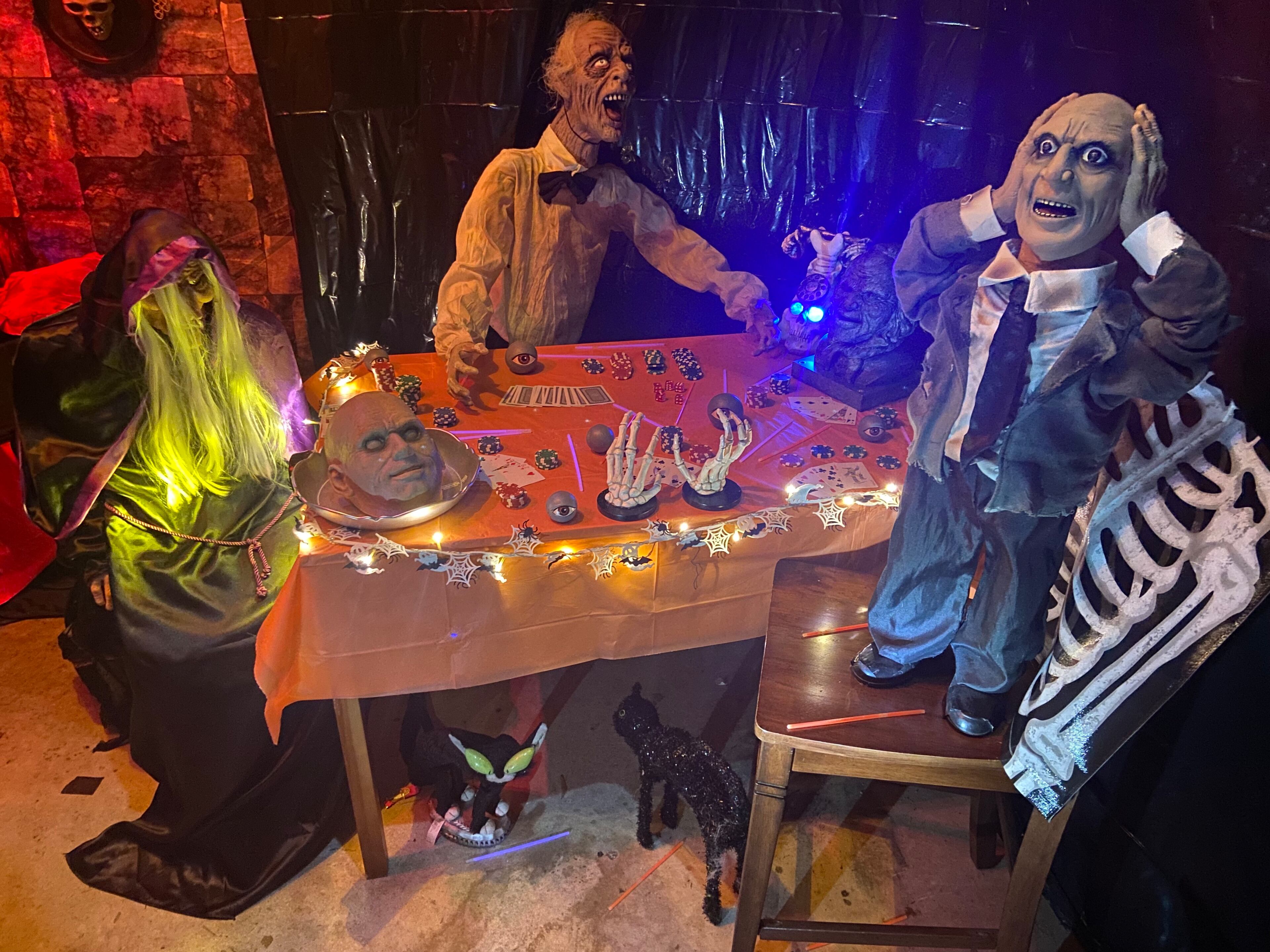 Every inch of the two-car garage is set up to shock and frighten.
(Courtesy of Grayson Blanchette)