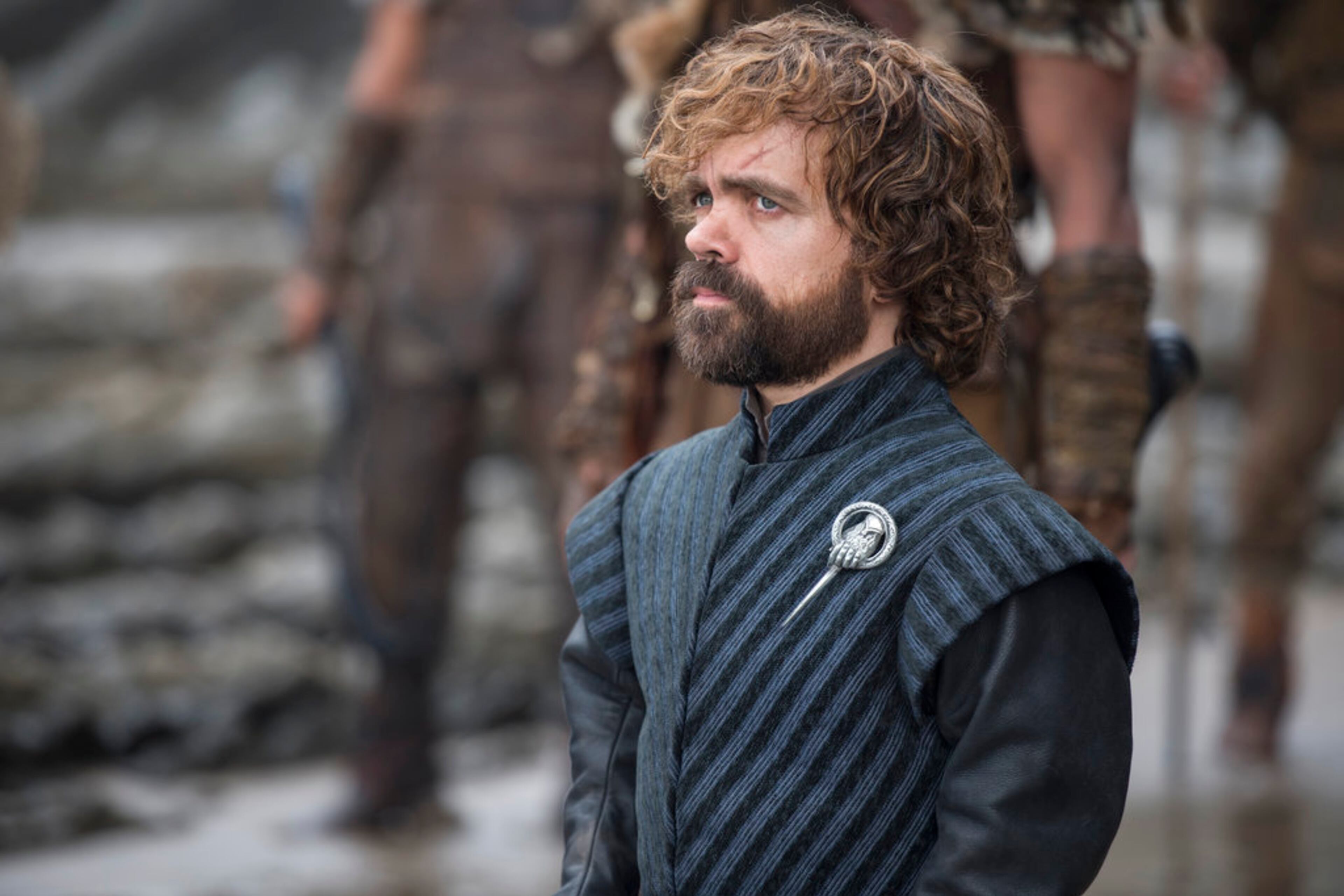 This image released by HBO shows Peter Dinklage in a scene from "Game of Thrones." Dinklage was nominated Thursday for an Emmy for outstanding supporting actor in a drama series. The 70th Emmy Awards will be held on Monday, Sept. 17. (HBO via AP)