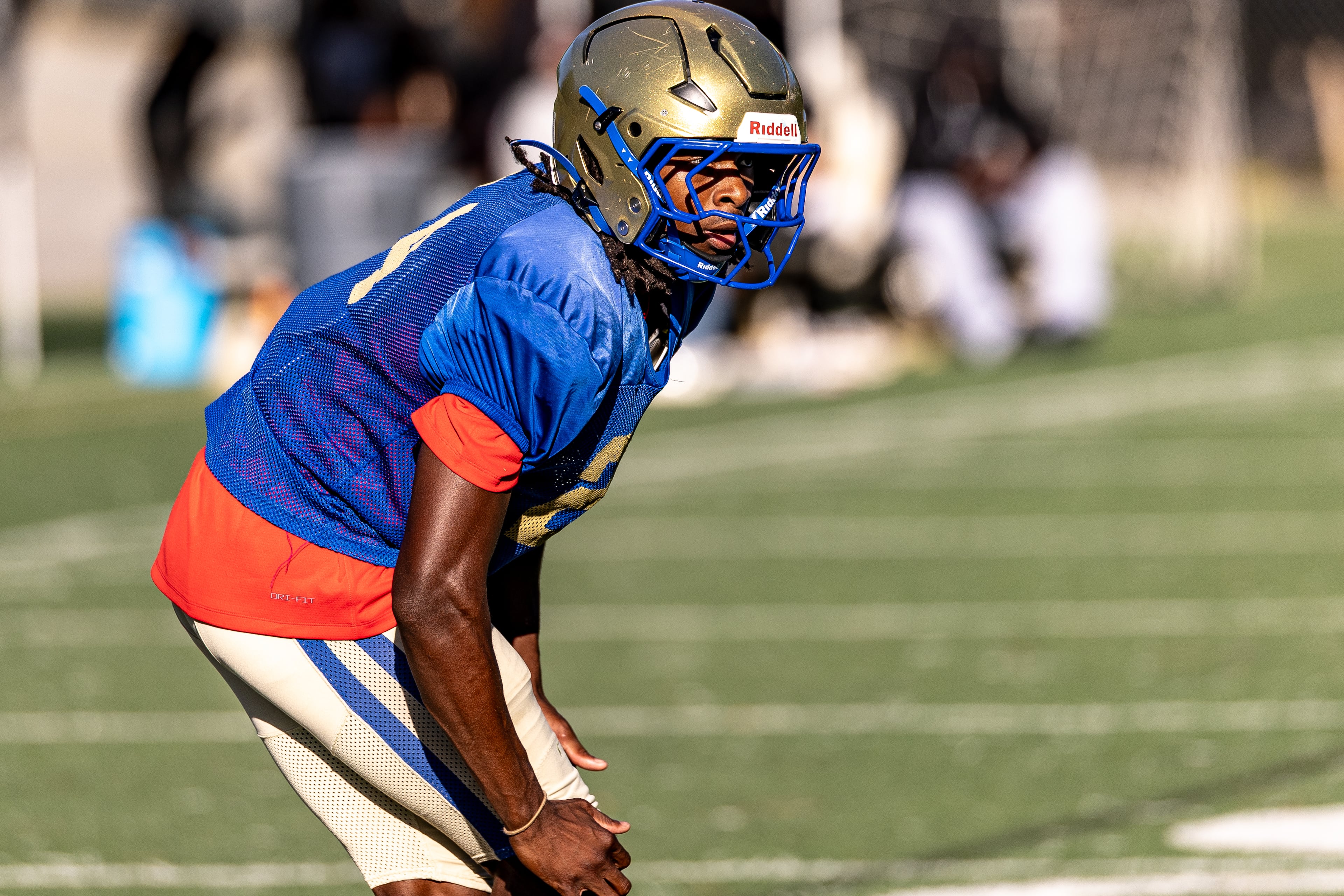 Nash Johnson III, a 3-star McEachern High cornerback, was committed to Auburn. But he took a very hush-hush official visit to Georgia for the Oklahoma game and has flipped to the Bulldogs. (Jeff Sentell/DawgNation)