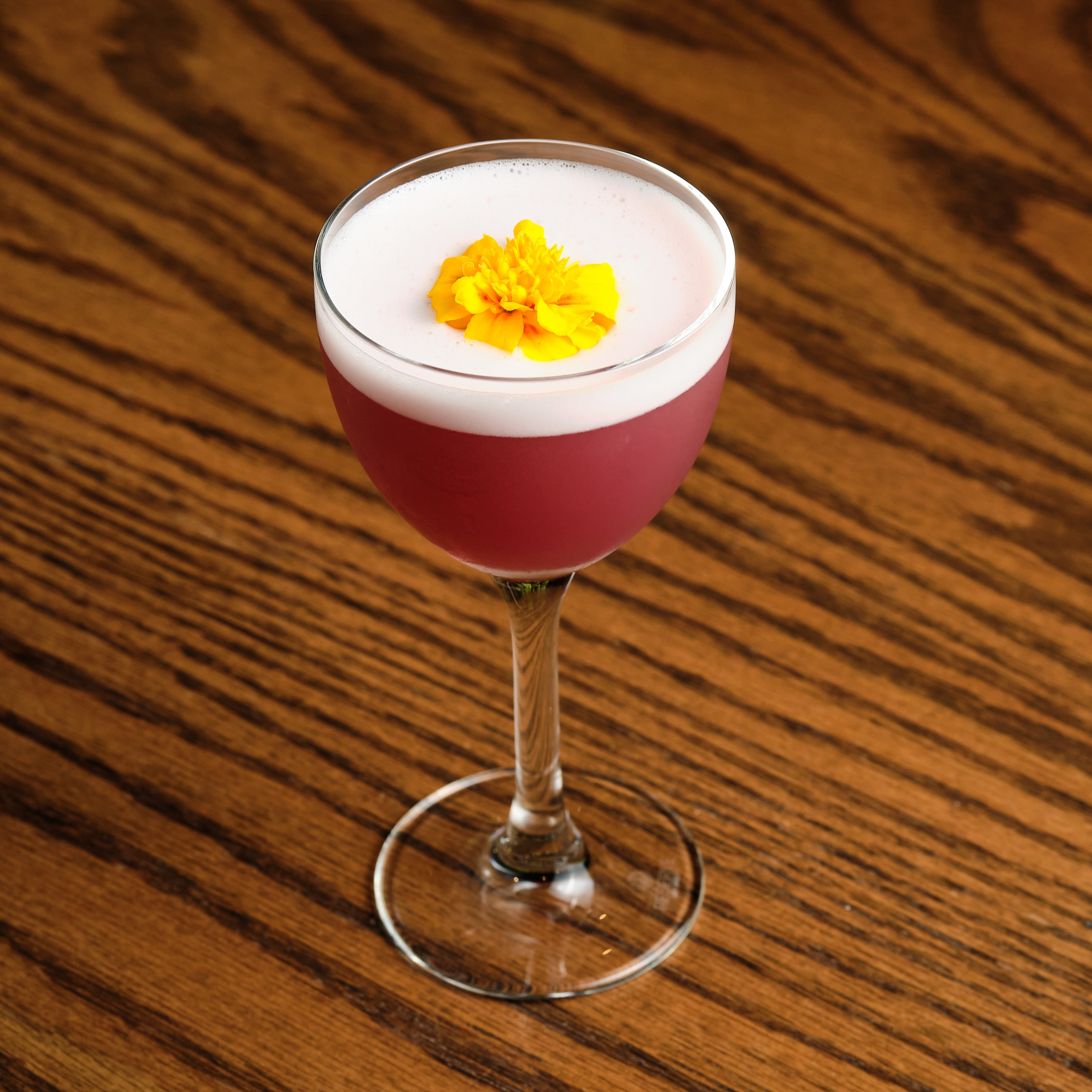 Floral and bright, Sake Bloom at Your 3rd Spot resembles the pink flowers on Japanese cherry trees. (Courtesy of Brandon Amato)