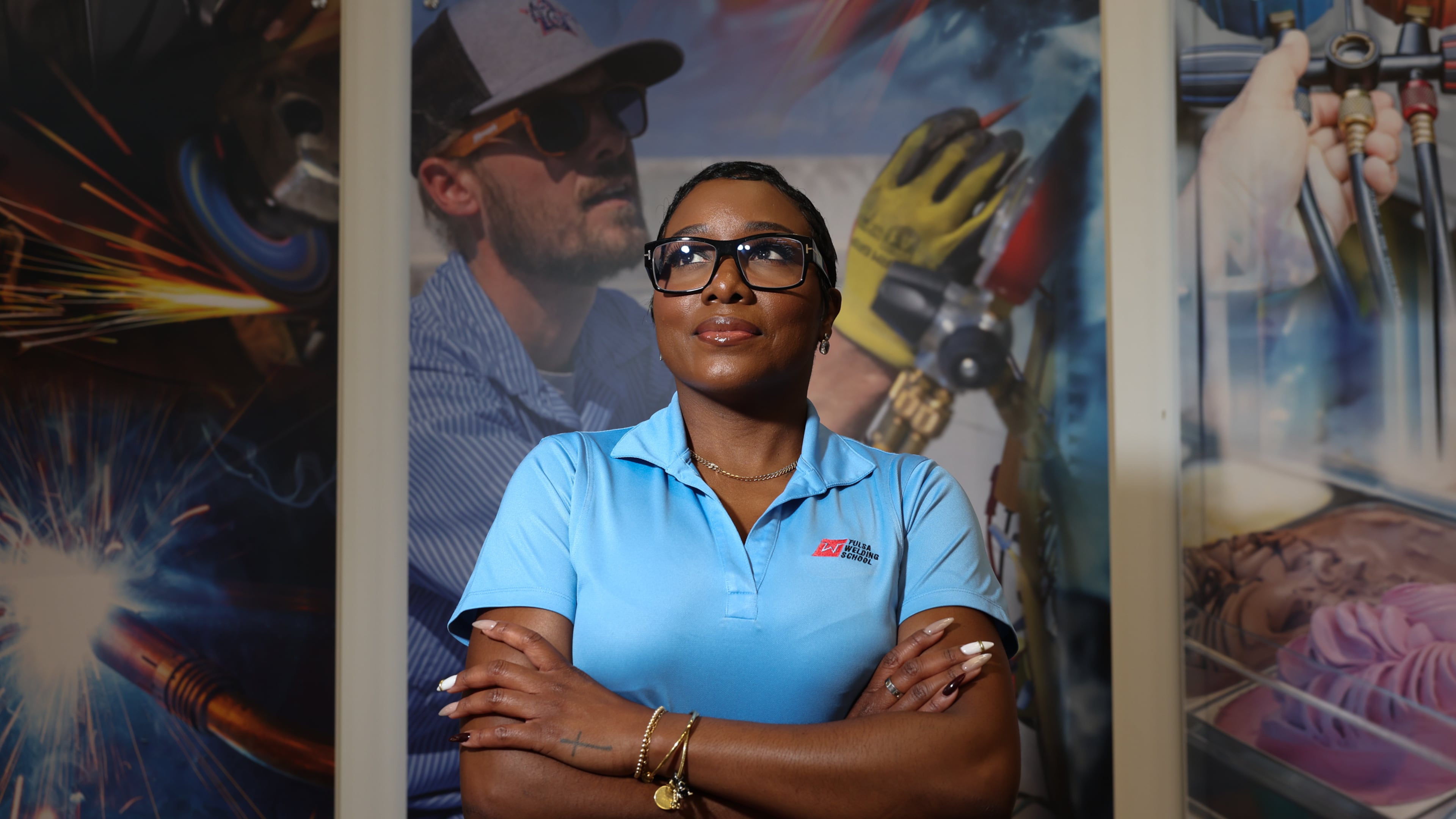 Tamekia Morris, campus president of Tulsa Welding School's new campus in Decatur, on Aug. 13, 2026. (Arvin Temkar/AJC)