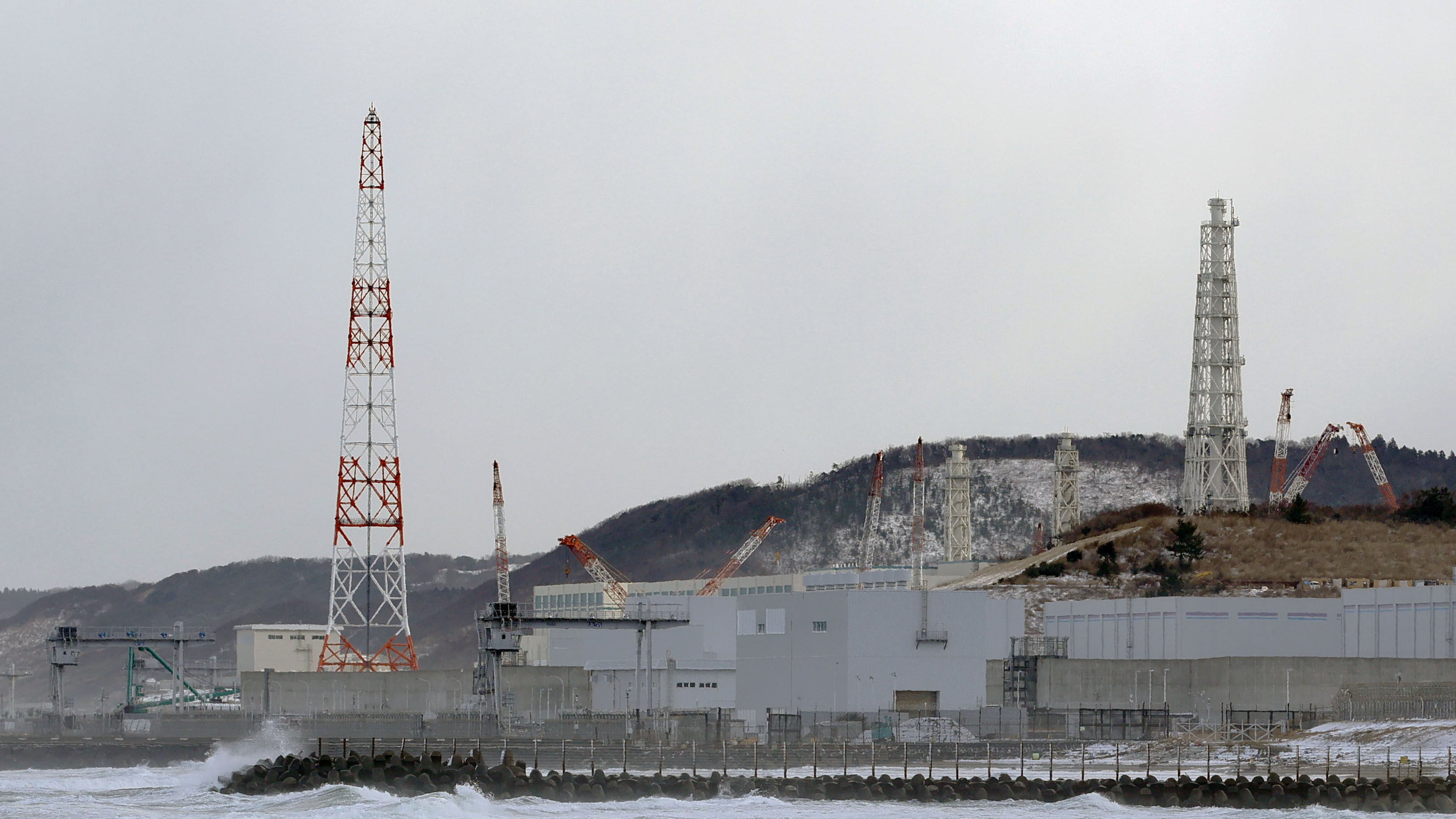 The Tokyo Electric Power Company Holdings Inc.'s Kashiwazaki-Kariwa nuclear power plant is seen in Kashiwazaki, Niigata prefecture, Japan, Wednesday, Jan. 21, 2026. (Chiaki Ueda/Kyodo News via AP)