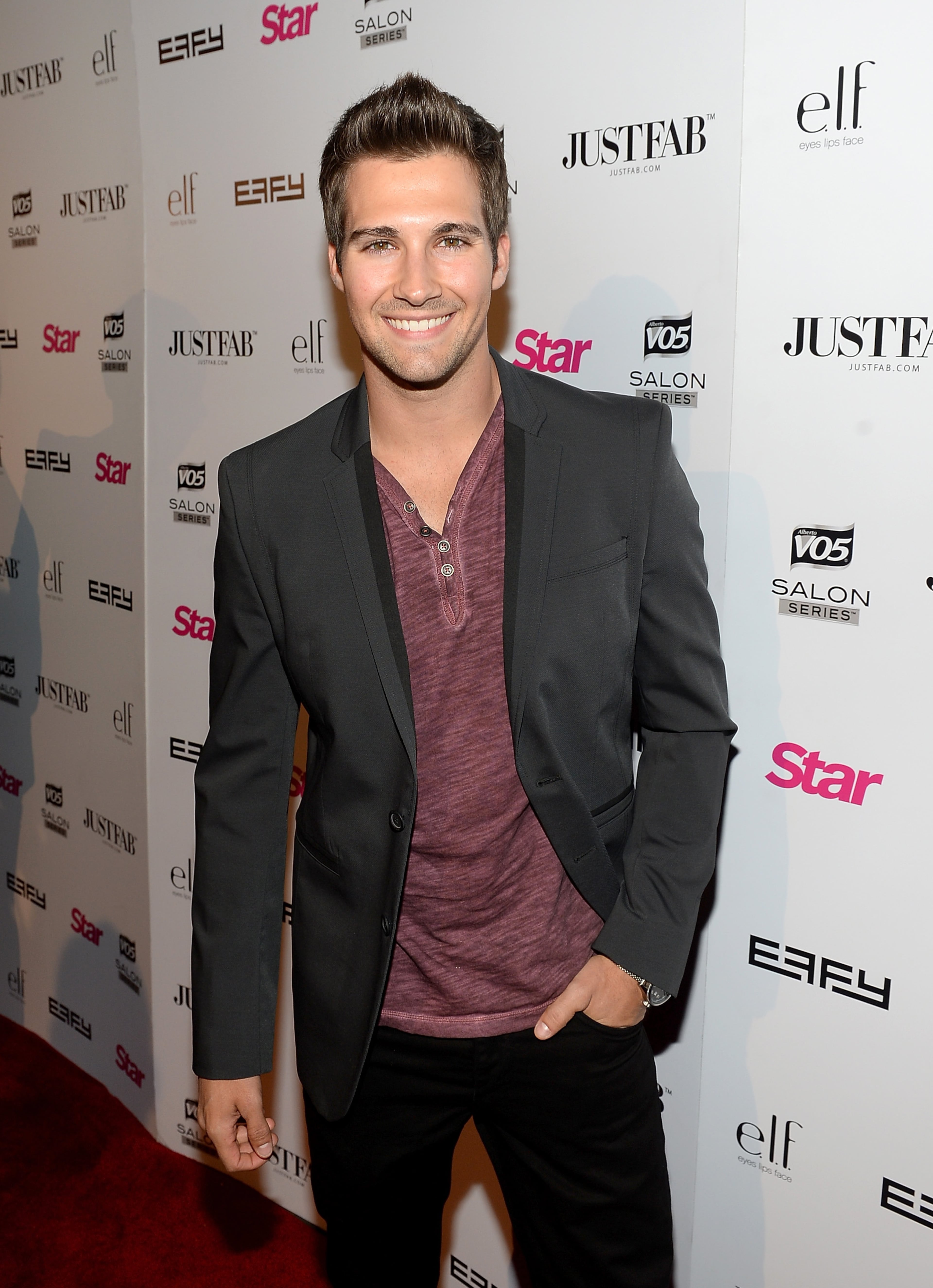 James Maslow, 23: He is best known for his role on the Nickelodeon show "Big Time Rush" and singing in the band of the same name.