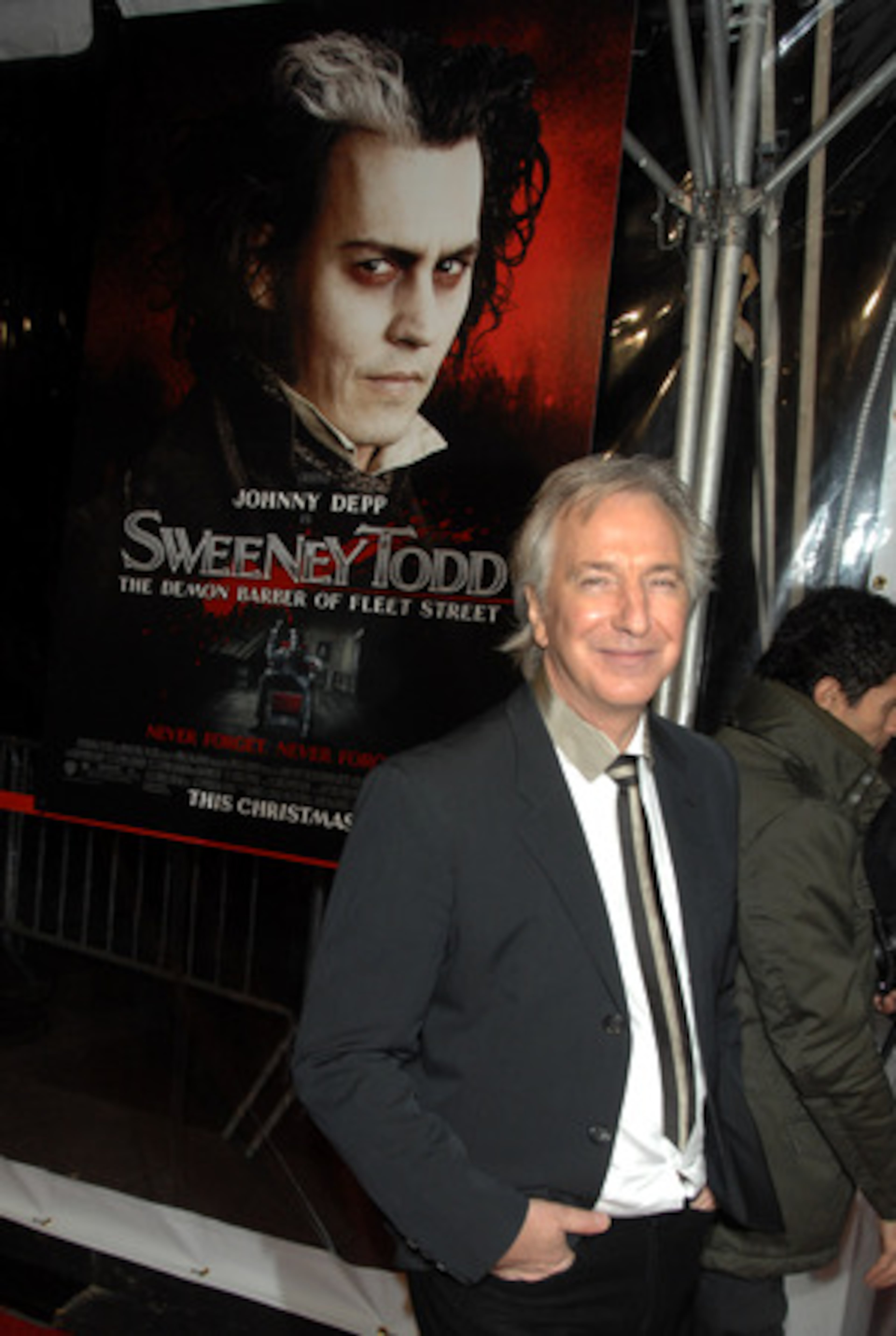 Alan Rickman portrays Judge Turpin.