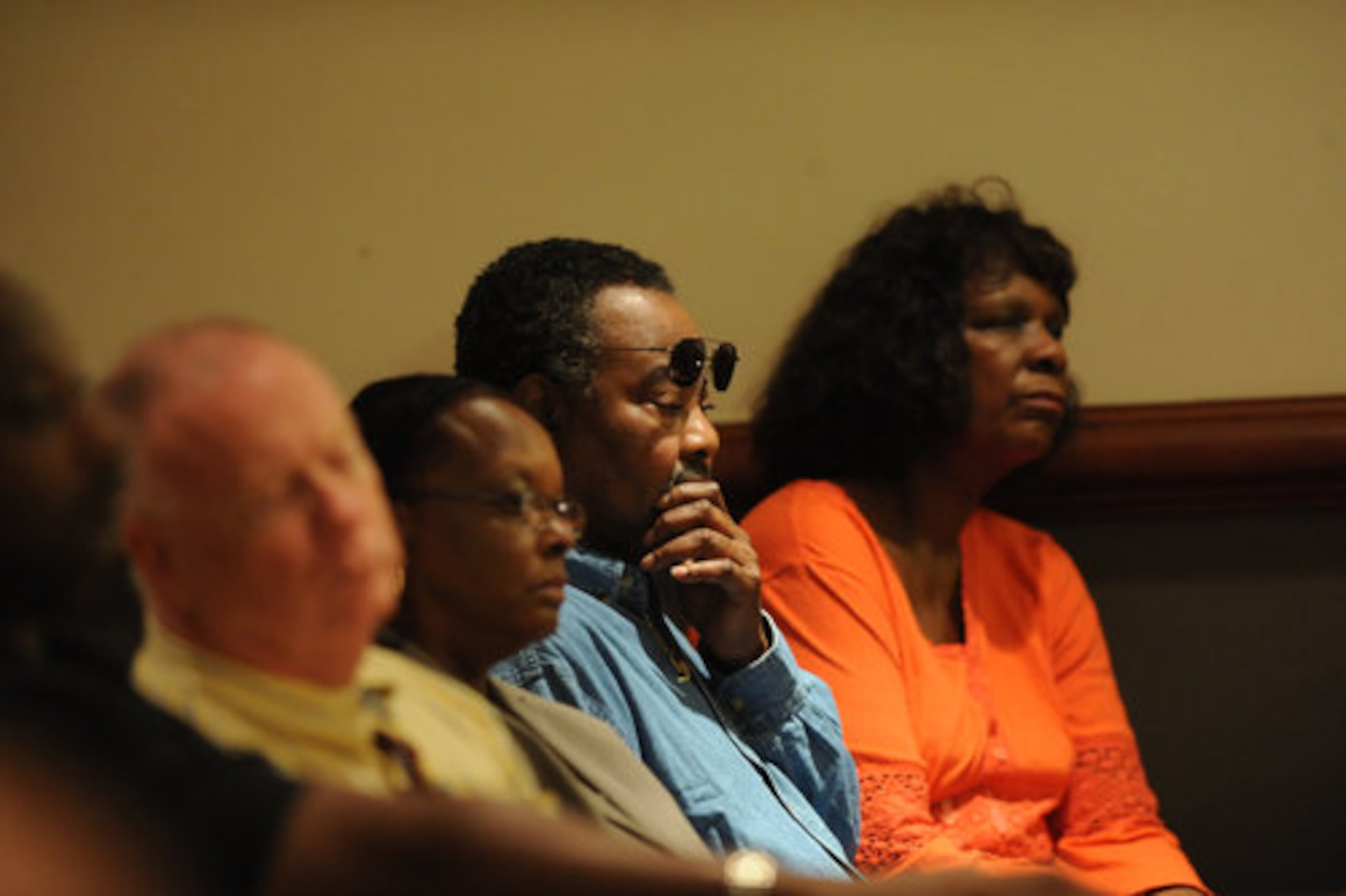 Brian Nichols' parents, Gene and Claritha Nichols listen to the verdict. During the trial Claritha Nichols described her son as "always a gentleman." She never saw her son argue with or mistreat any woman - much less the woman who would ultimately accuse him of a brutal rape.