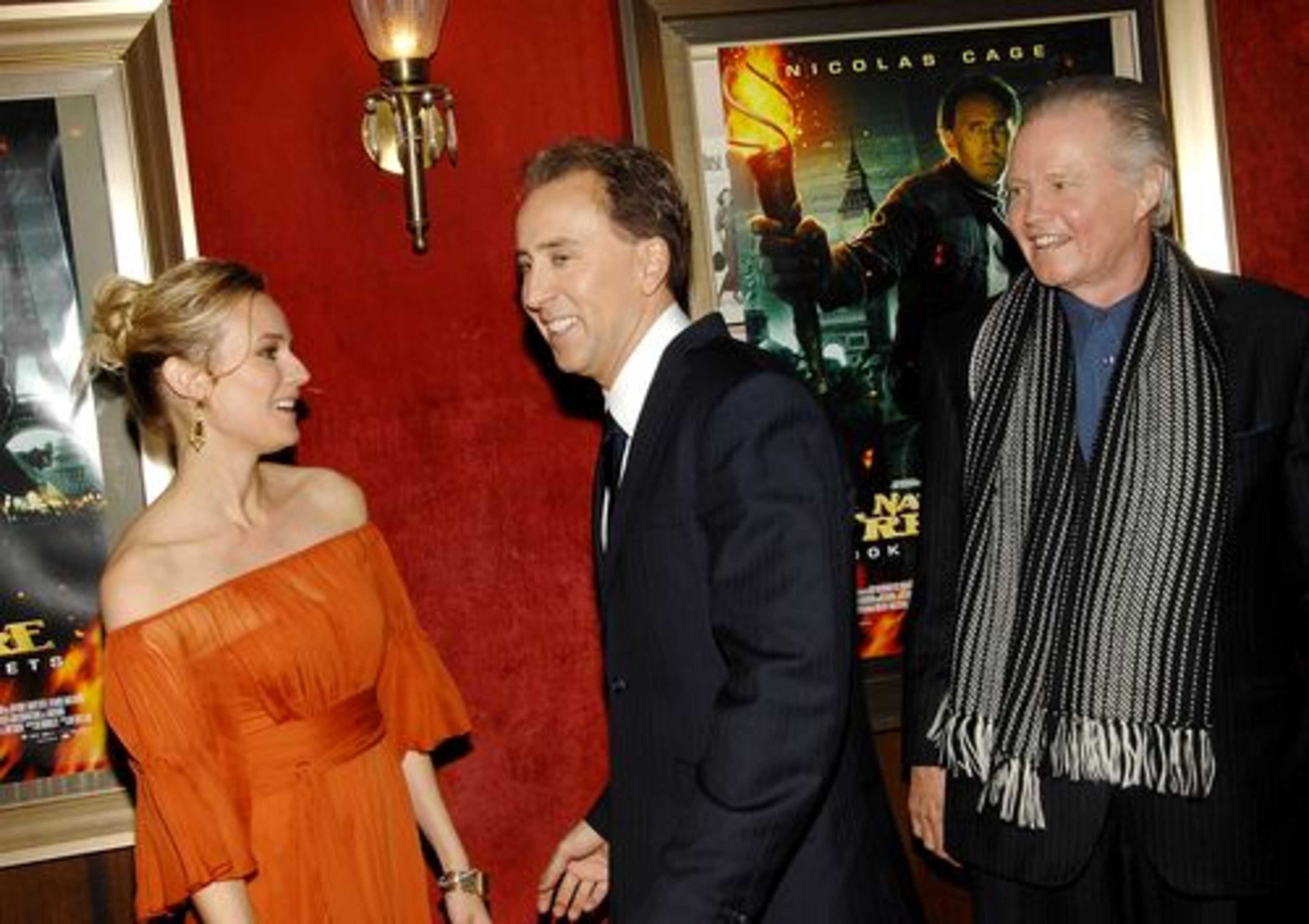 At the New York premiere of "National Treasure: Book of Secrets," co-stars Diane Kruger, Nicolas Cage and Jon Voight celebrated the film's opening.