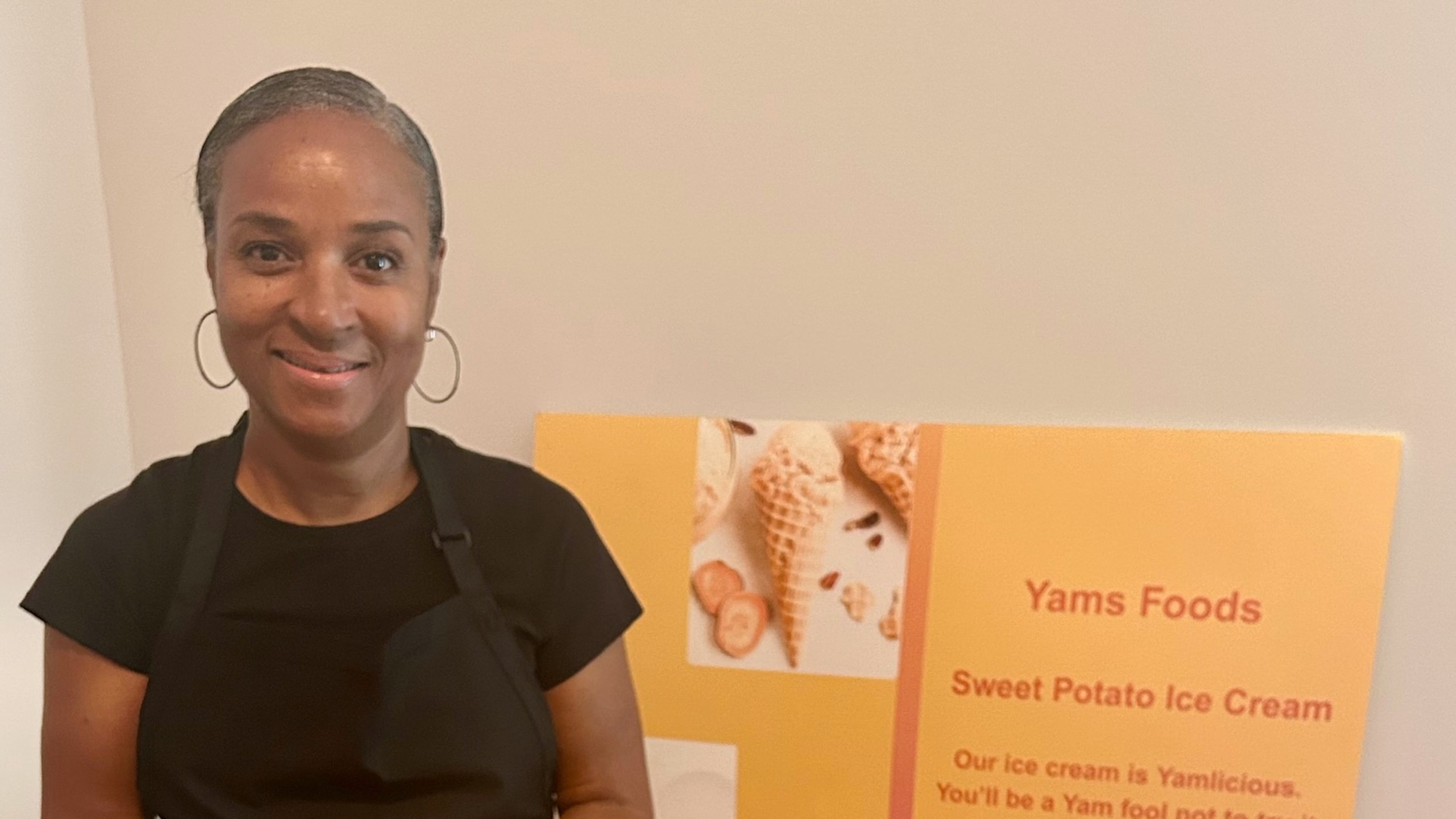 Karen Ervin of Mableton-based Yams Foods developed a recipe for sweet potato cookies and created a business based on a vegetable that had been a family favorite for decades. (Courtesy of Yams Foods)