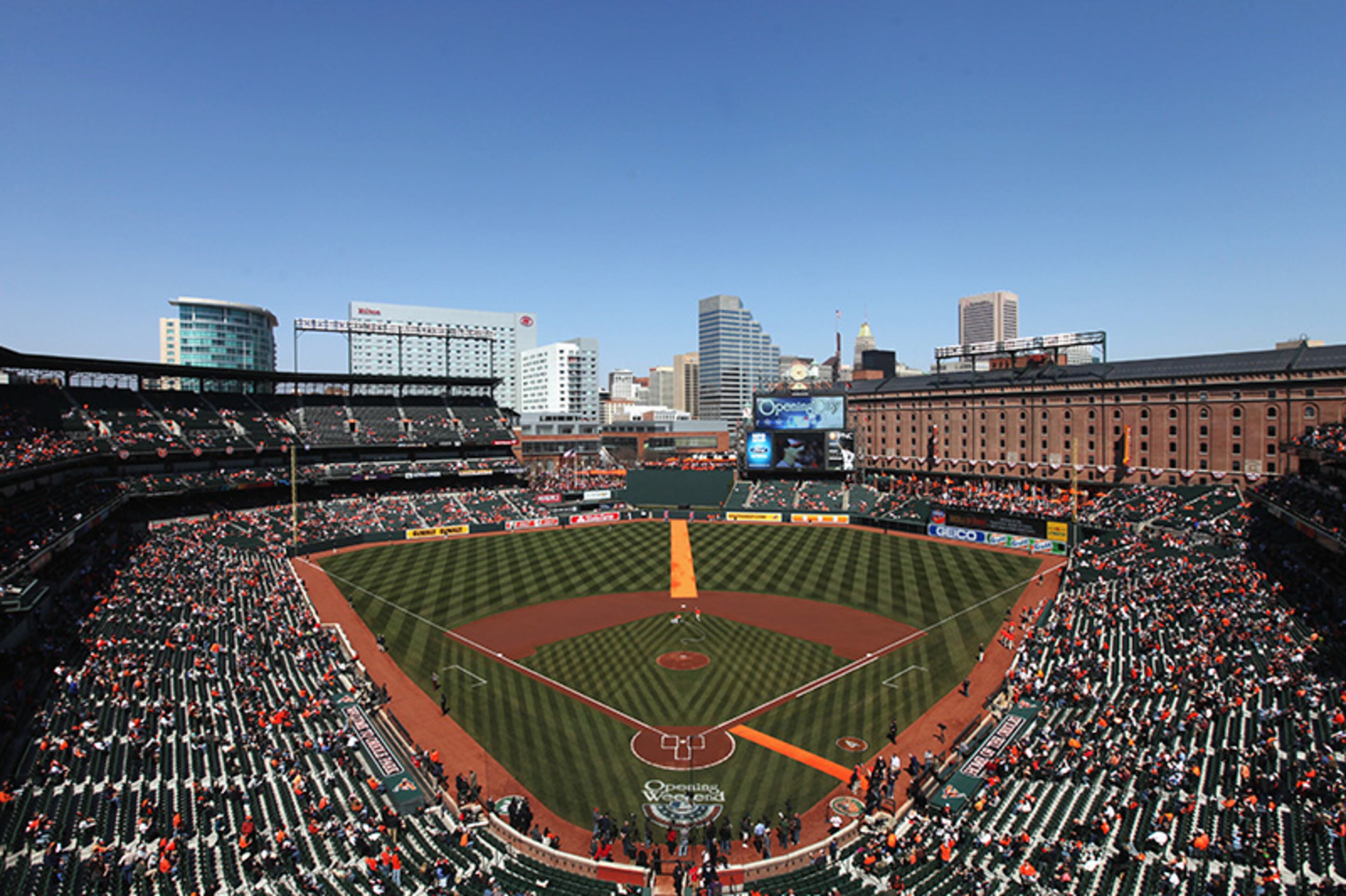 Oriole Park at Camden Yards, home to the Baltimore Orioles, is the first of the "retro" major league ballparks constructed during the 1990s and early 2000s.