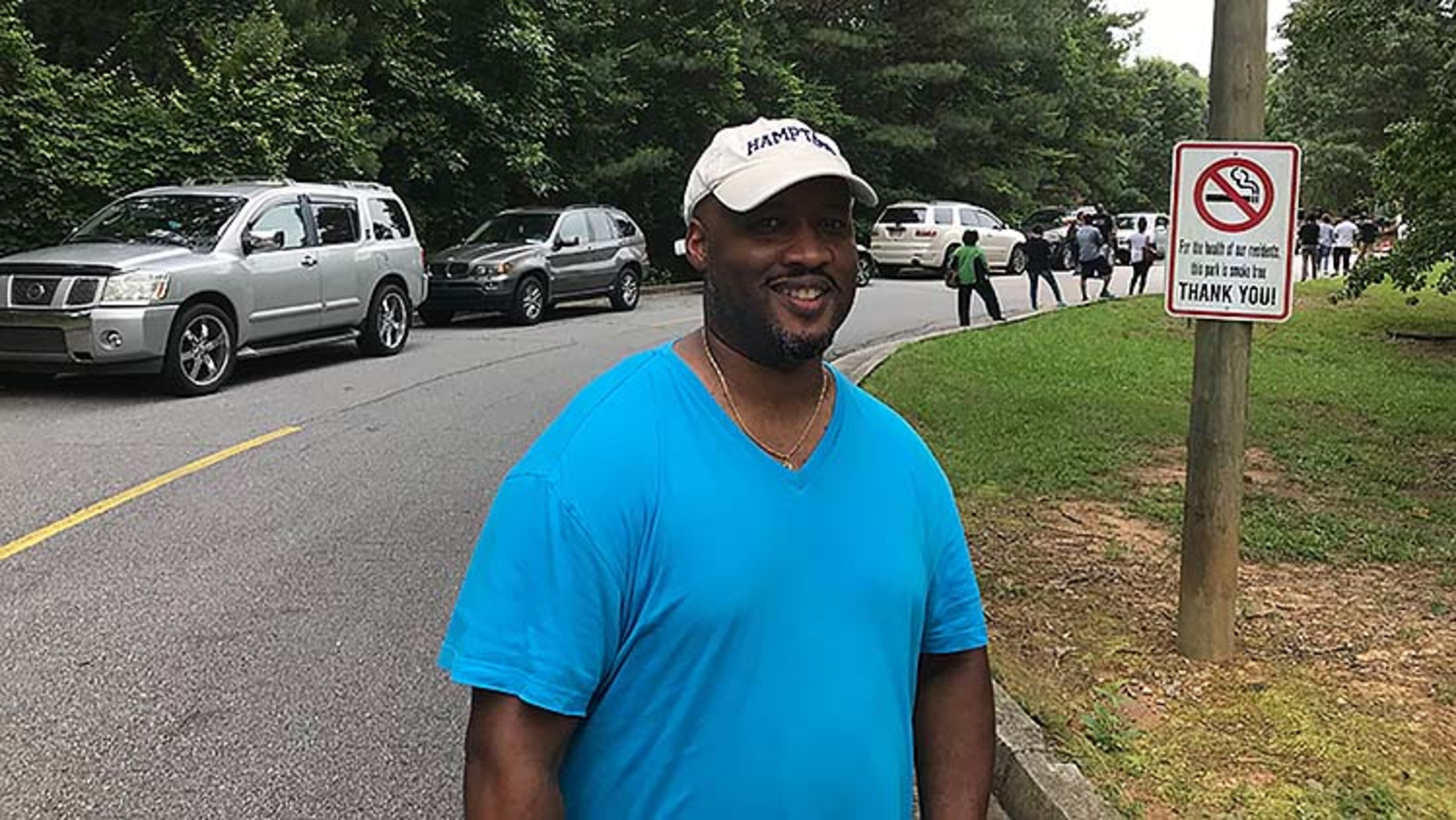 Daniel Dishman, 43, who operates an e-commerce company, arrived at the Sandtown precinct off Campbellton Road SW at 7 a.m. the line was already long and poll workers came out to tell voters they were having technical problems. Around 8:18 a.m., he said voting began. He finished at 10:15 a.m. and was able to use the machines, print his ballot and scan it. “It did scan, but whether or not, whatever happened obviously I wouldn’t know. I just hope that it worked,” he said.
He said he votes every election and walked away “feeling good.” “ I feel like they did what they were supposed to do. They resolved it and kept it moving.”