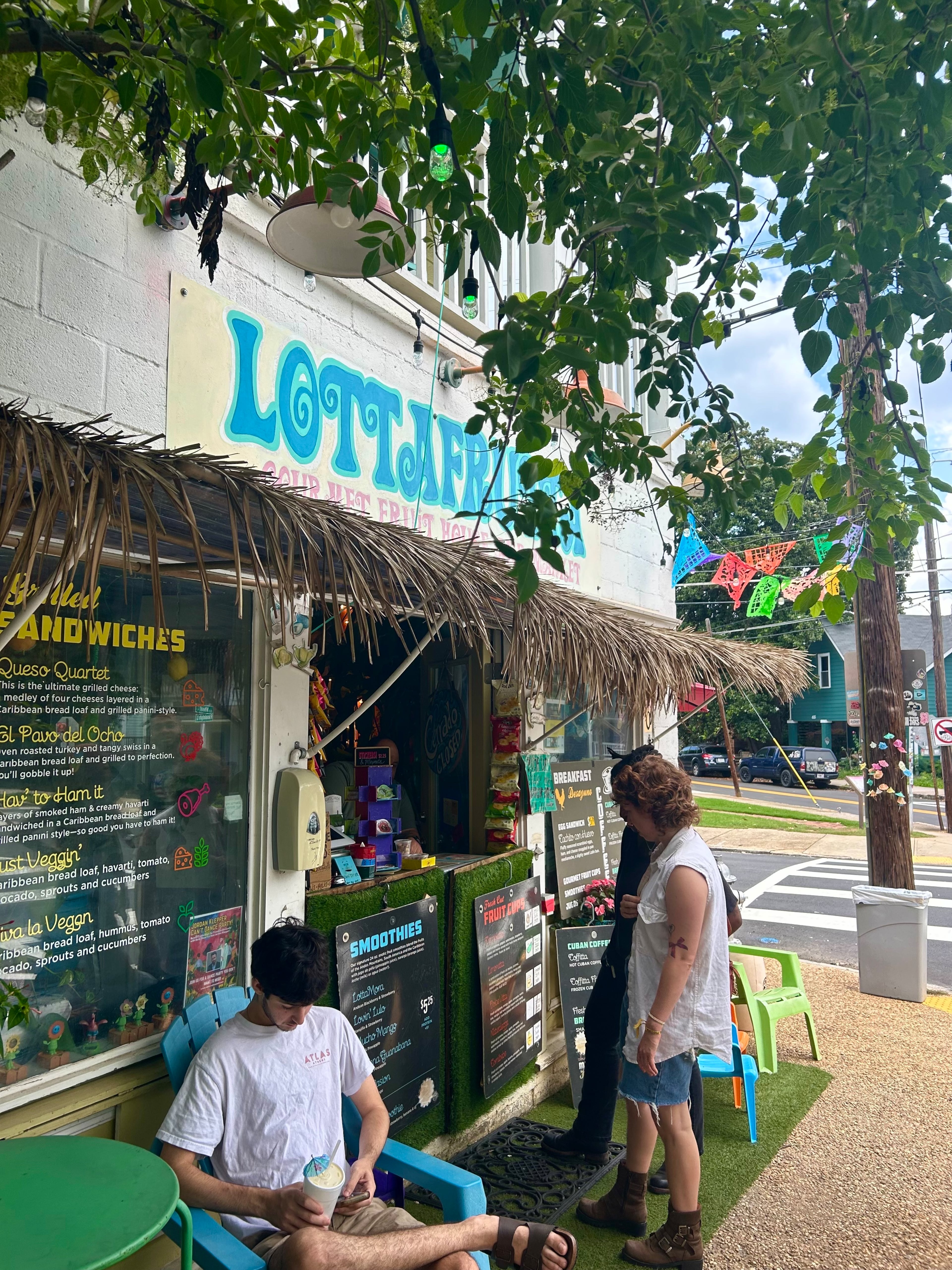 Find refreshing smoothies and fruit cups at Old Fourth Ward's Lotta Frutta. (Olivia Wakim/AJC)