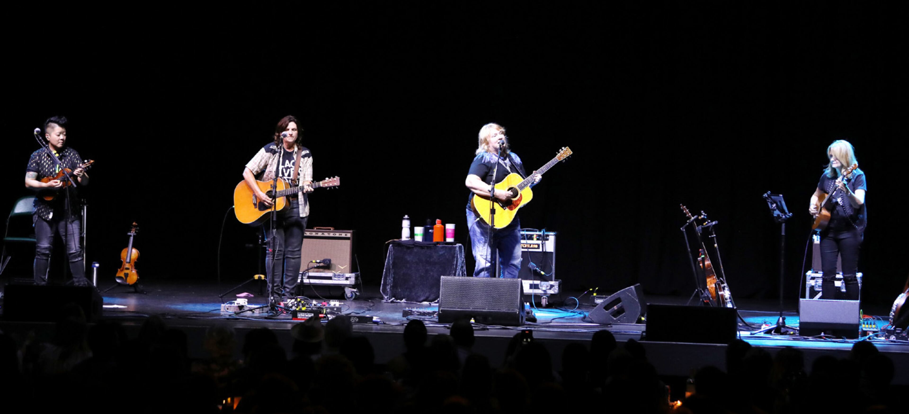 Atlanta's Indigo Girls performed on Thursday night, June 9 at Cadence Bank Amphitheatre at Chastain Park.
Robb Cohen for the Atlanta Journal-Constitution