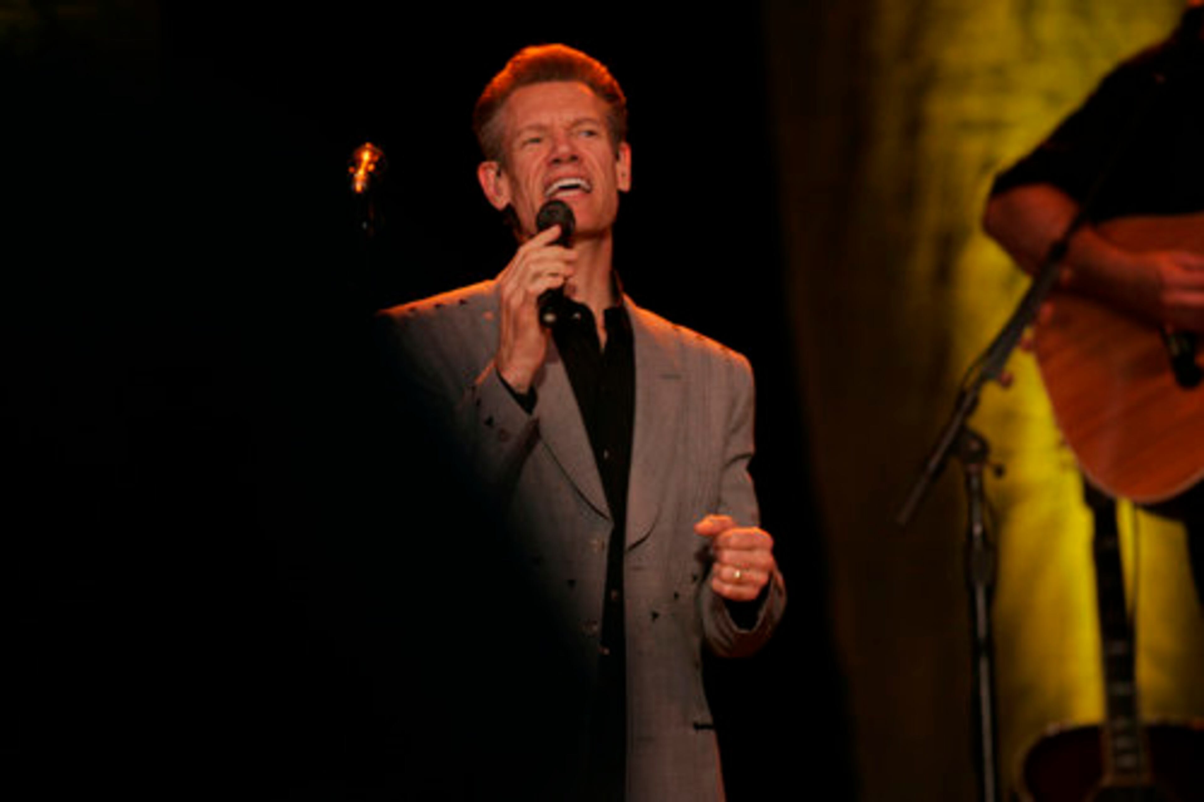 Country music star Randy Travis performs Friday night at the Fraze Pavilion Friday evening August 14, 2009.