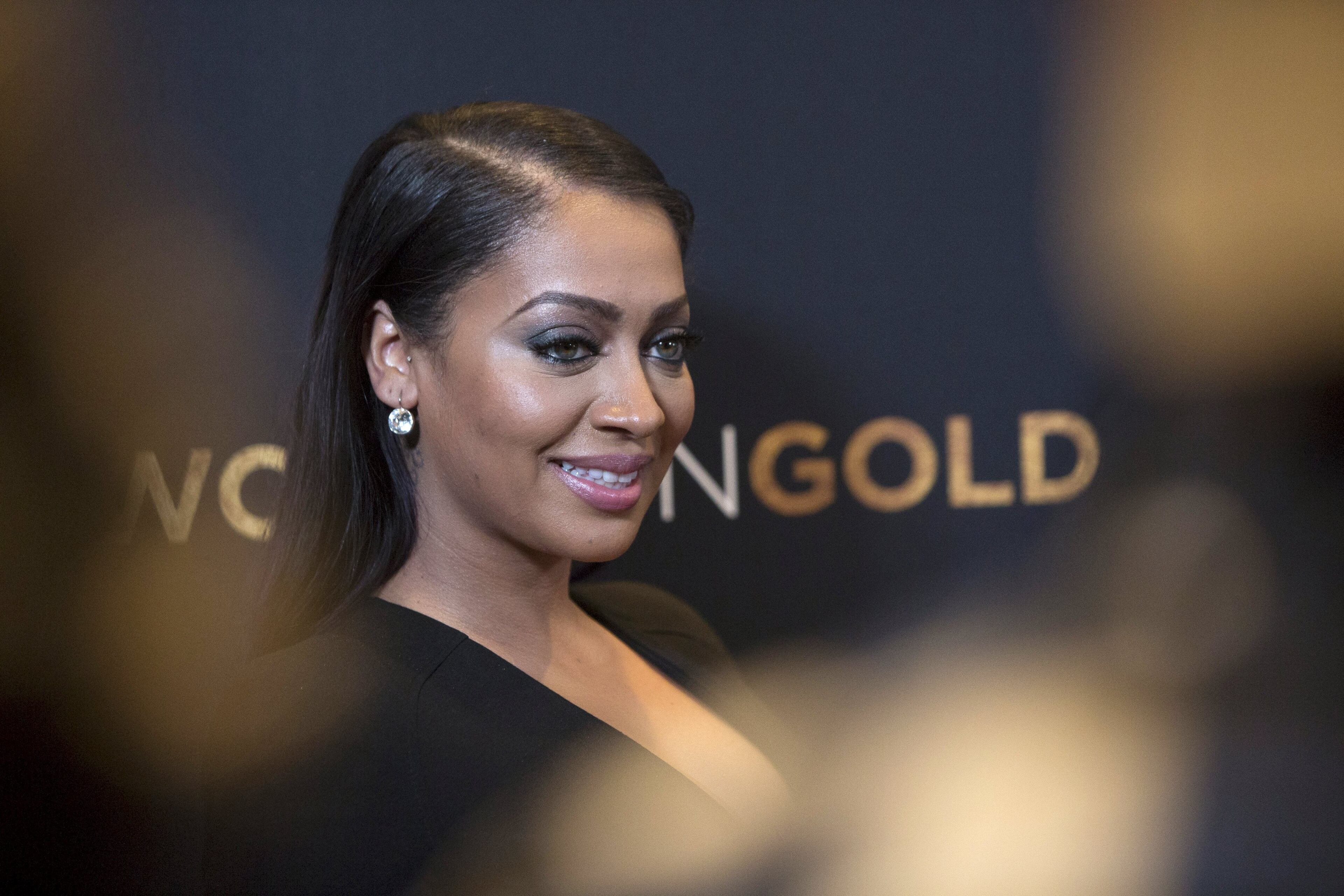 La La Anthony attends the "Woman In Gold" premiere at the Museum of Modern Art in New York March 30, 2015. REUTERS/Andrew Kelly