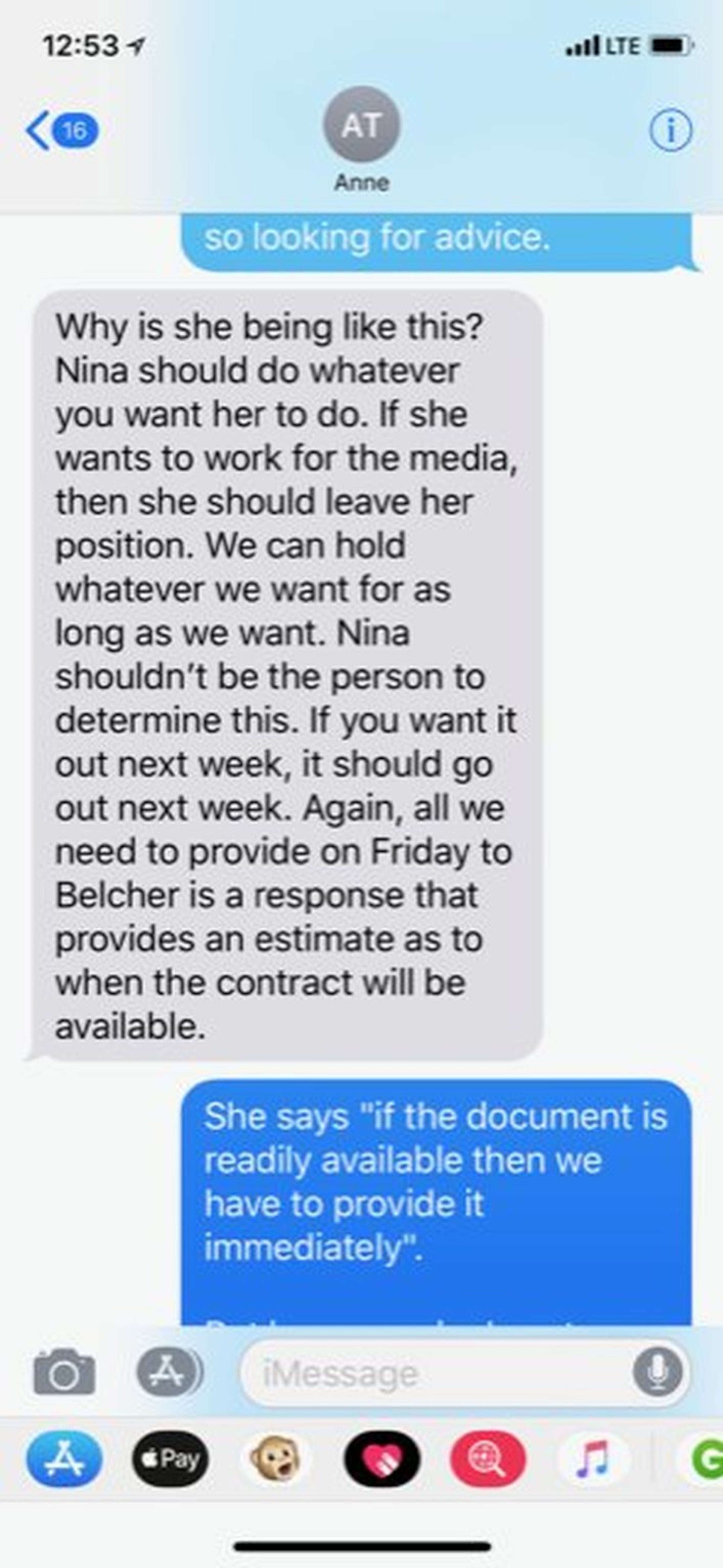 Text messages sent by Atlanta Mayor Kasim Reed’s former top spokeswoman Anne Torres, left, to Atlanta Beltline CEO Brian McGowan, show Torres pressure Beltline officials to delay production of public records.